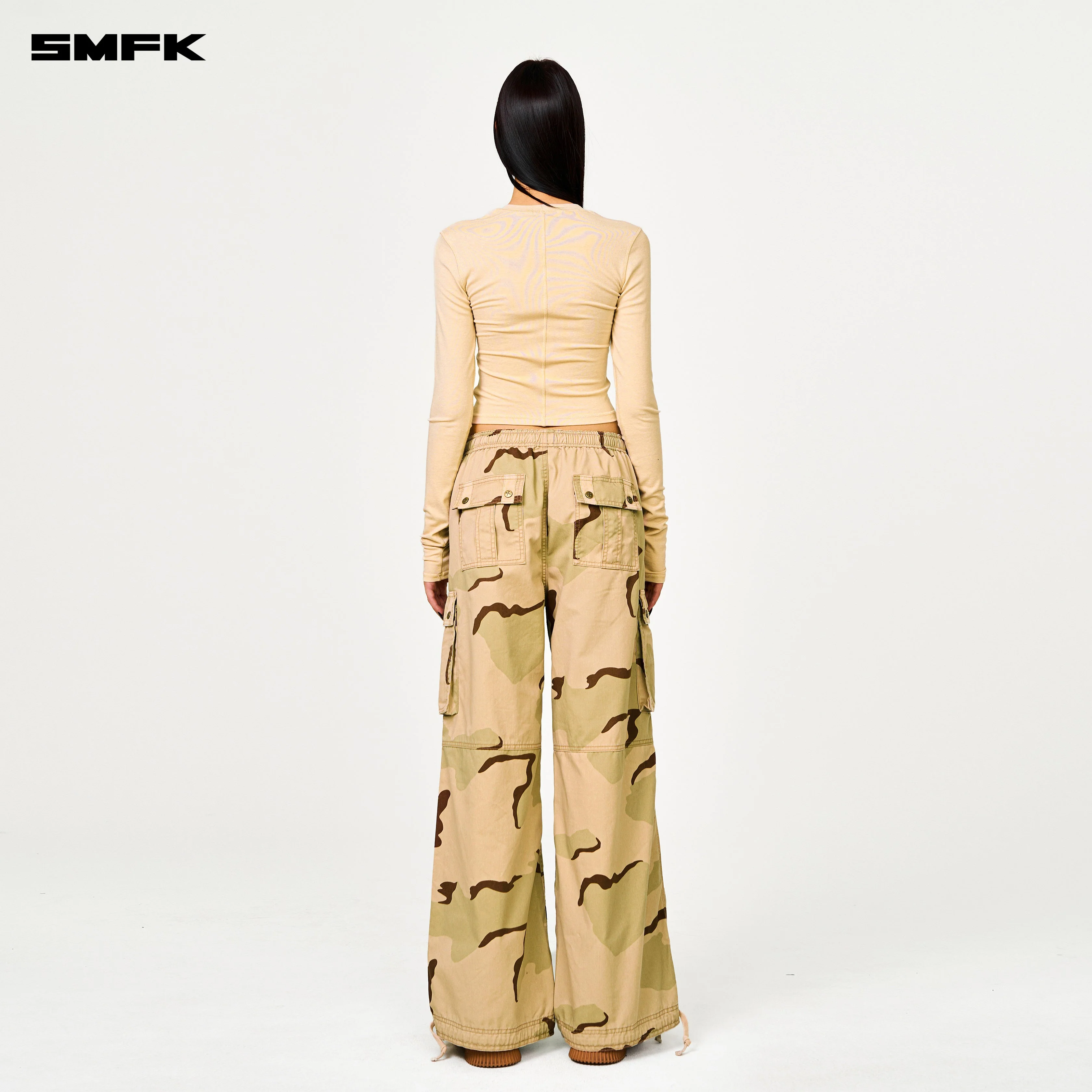 Compass Rush Slim-Fit Long Sleeves Top Linen - Image 3