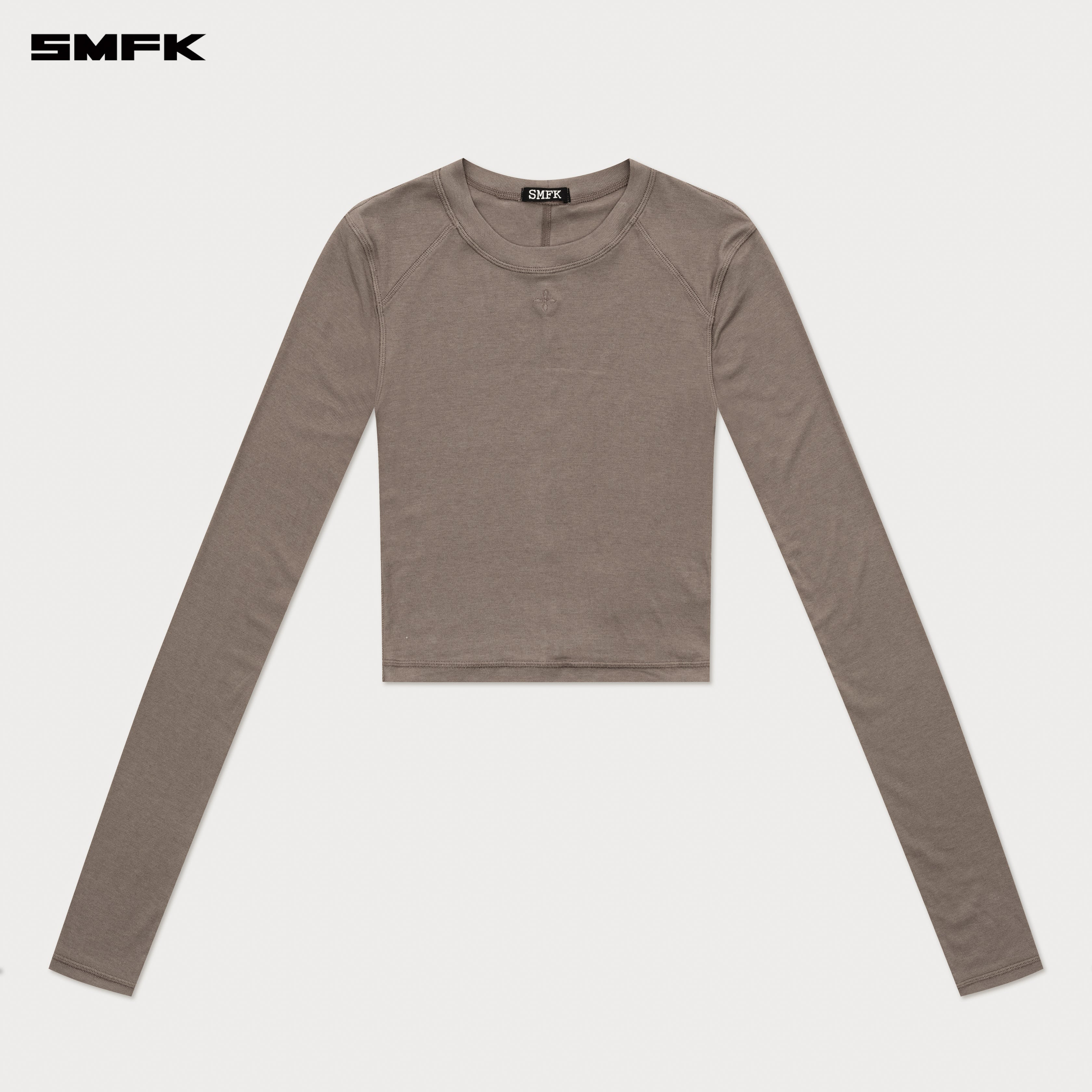 Compass Rush Slim-Fit Long Sleeves Top Nude - Image 5
