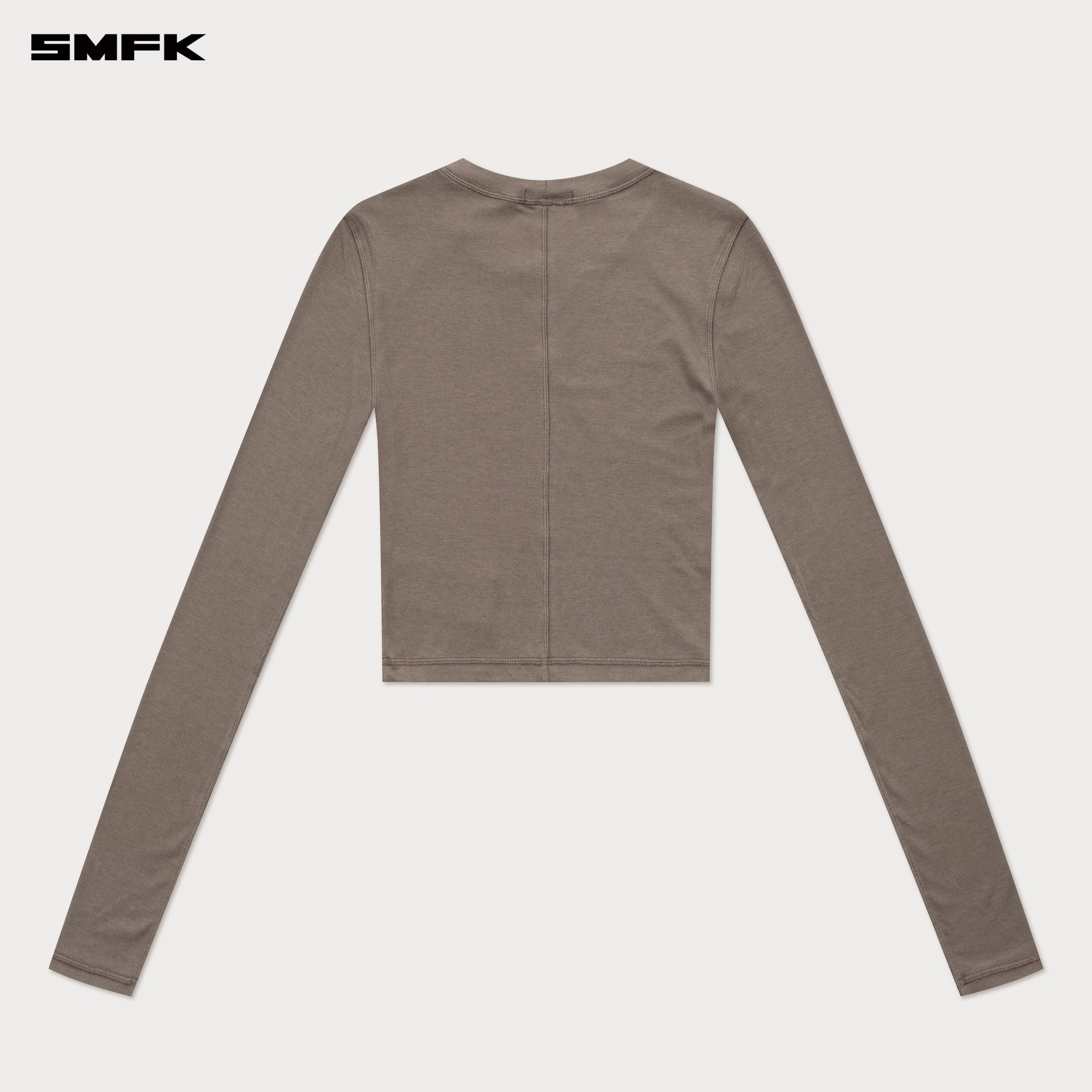 Compass Rush Slim-Fit Long Sleeves Top Nude - Image 6