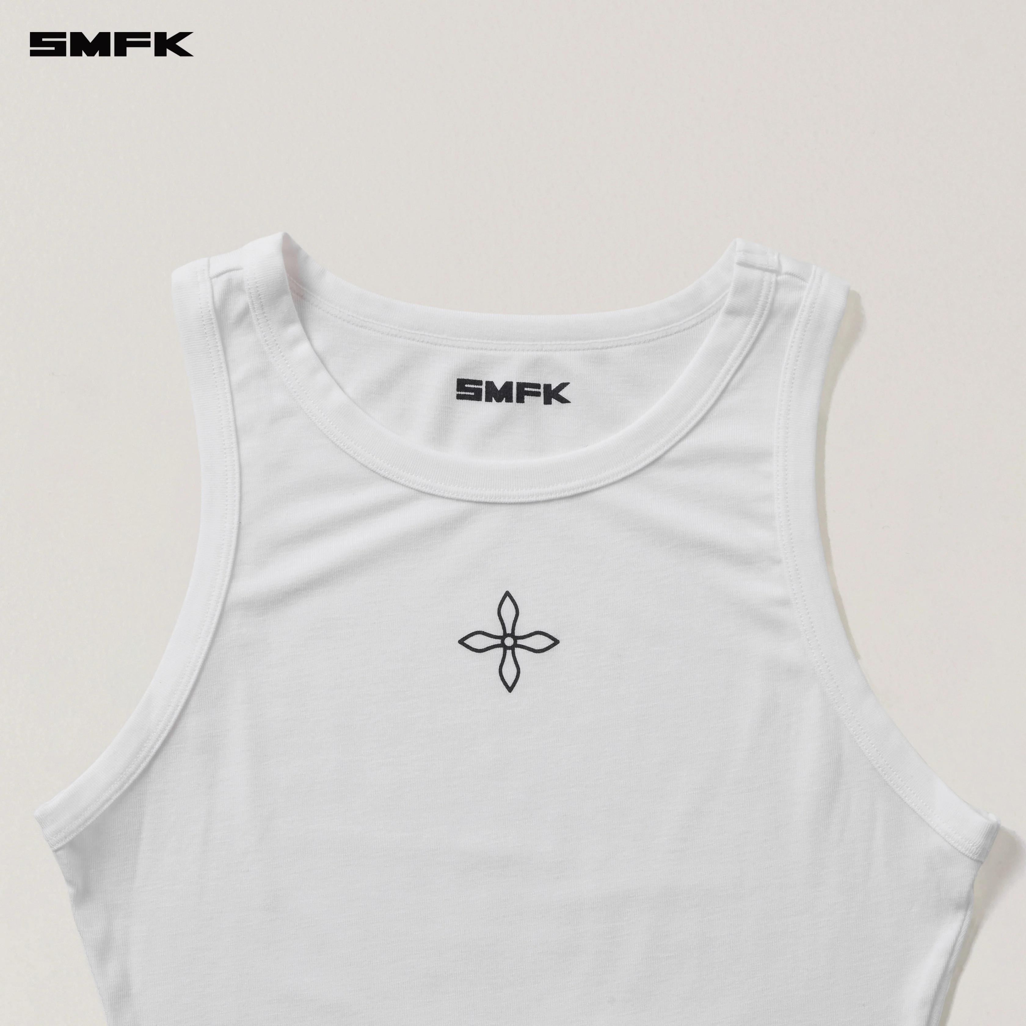 COMPASS STAMP ACETATE BODY SPORTS TANK SNOW MOUNTAIN WHITE - Image 7