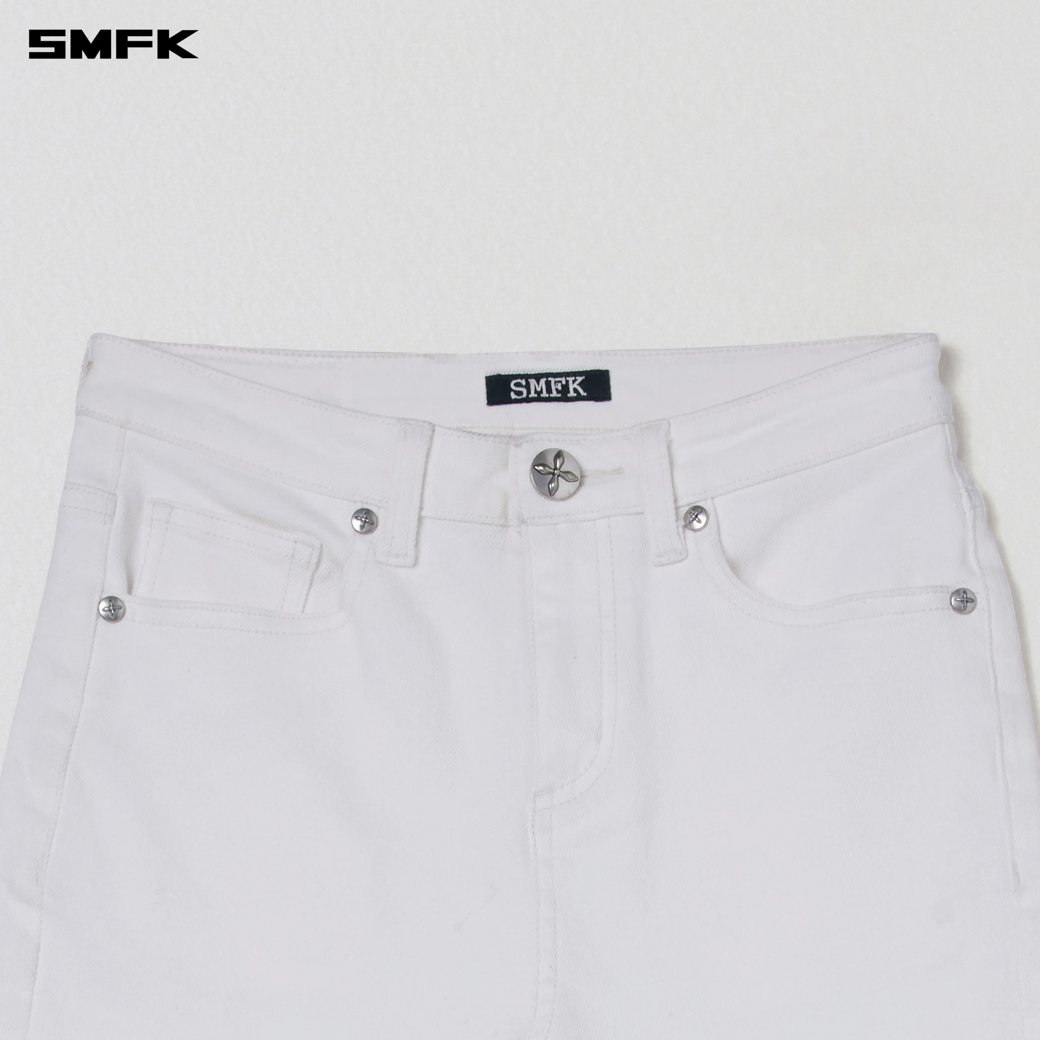 COMPASS STORM DENIM PANTS SNOW MOUNTAIN WHITE - Image 7