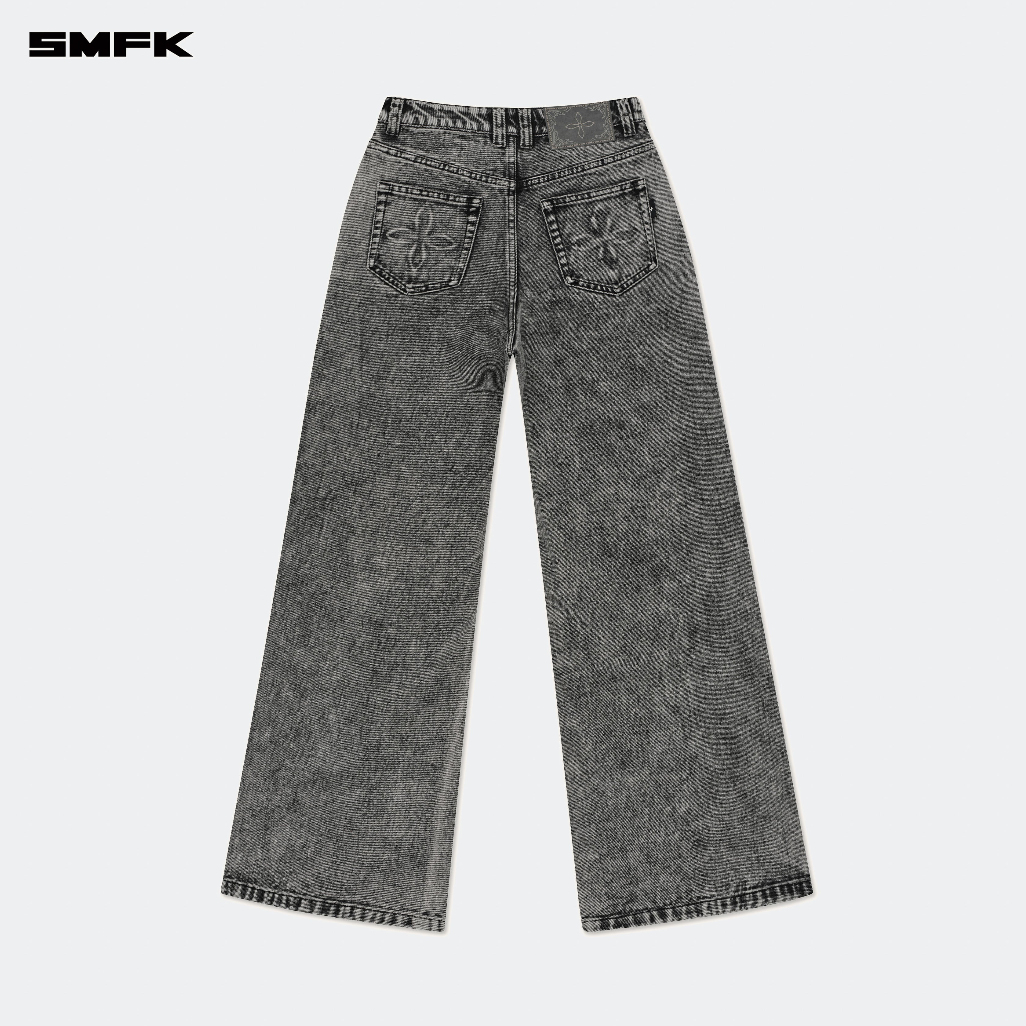 Compass Wild Classic Wide-Leg Jeans Dust Gray - Image 6