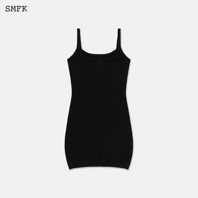 Compass Sport Cashmere Knit Skirt Black - Image 5