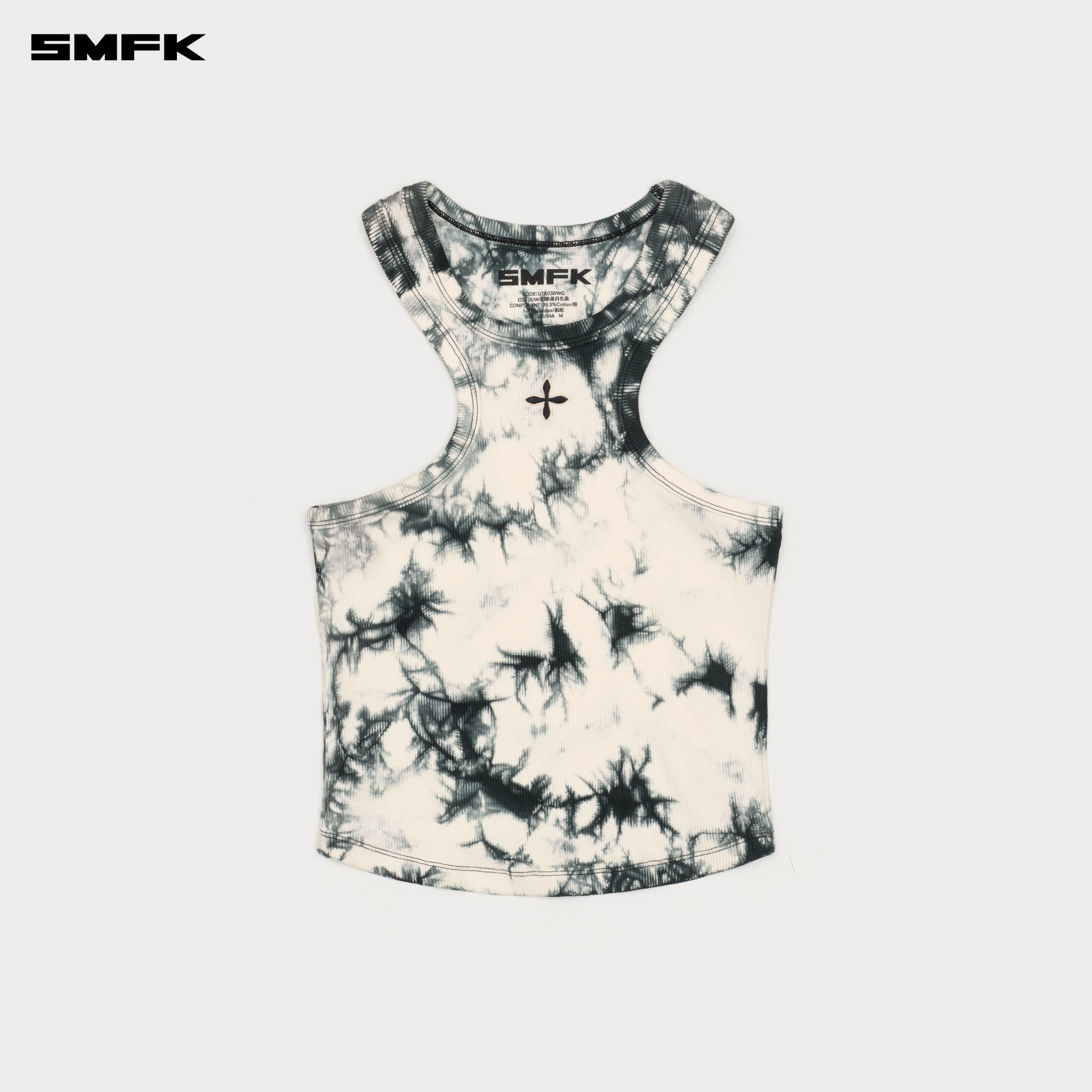 FUTURE Mirage Phantom Tie-Dye Training Vest Black and White - Image 5
