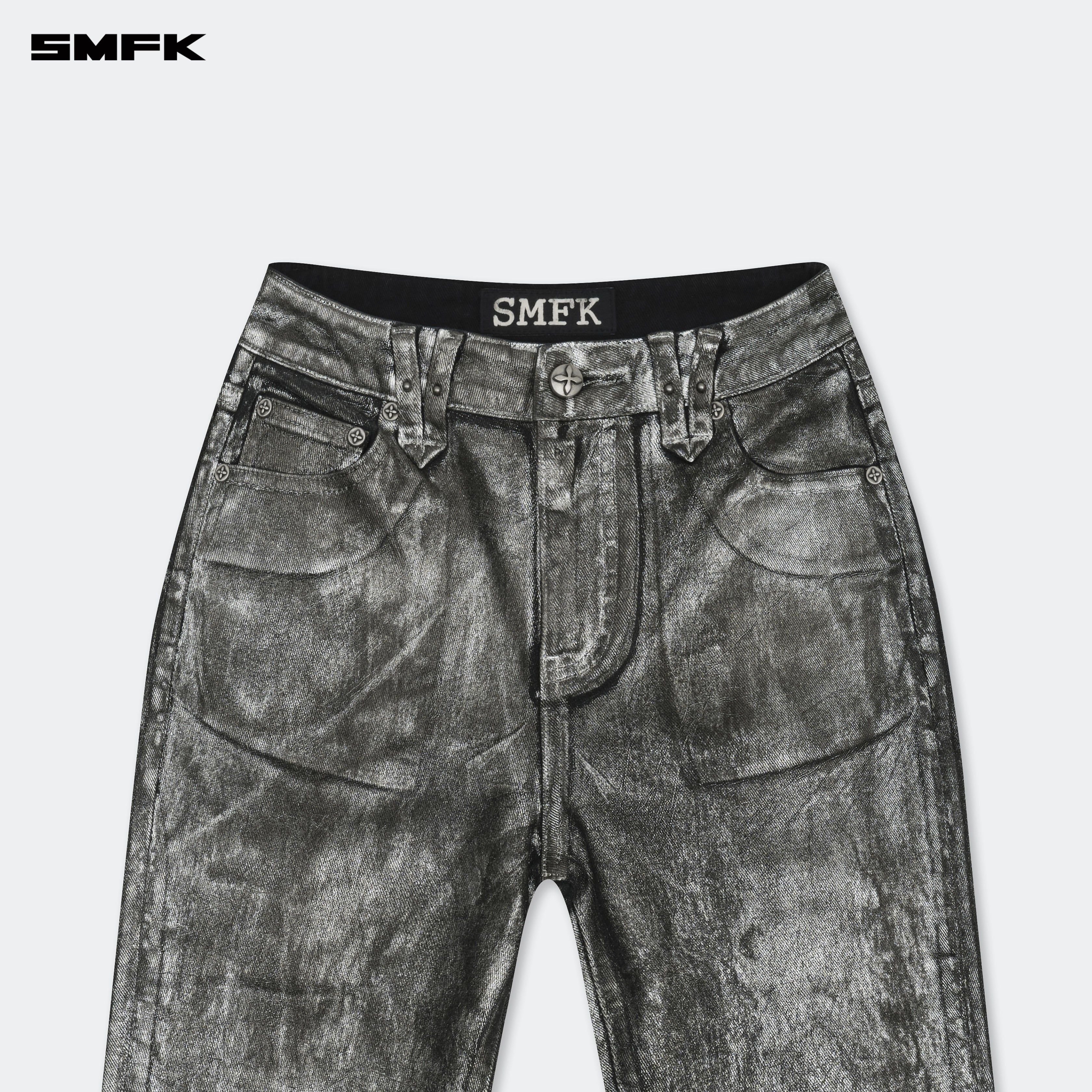 FUTURE Mirage Silver Nebula Stretch-flared Jeans - Image 7