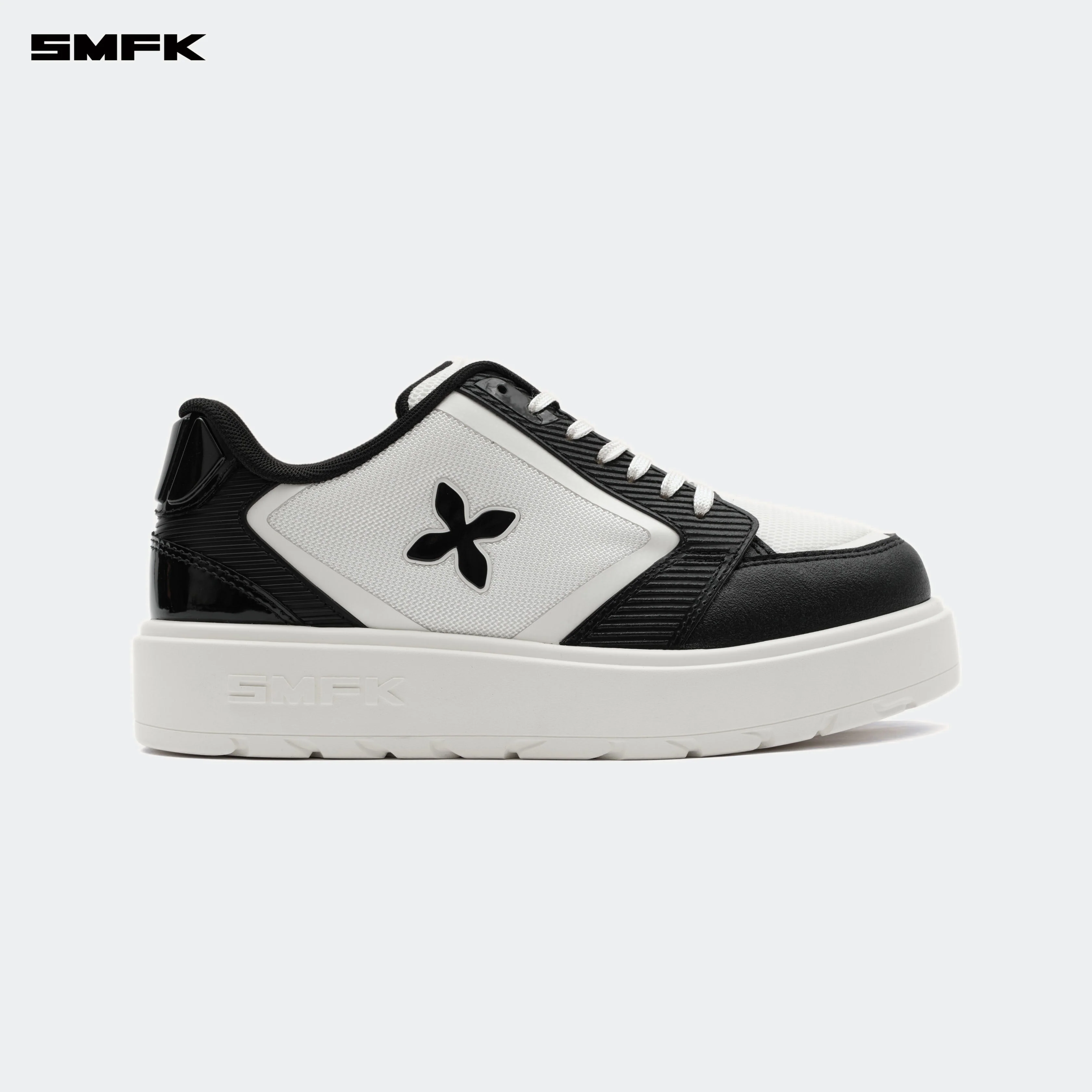 FUTURE RIPPLE GYM Low-Cut Fitness Shoes Black and White - Image 5