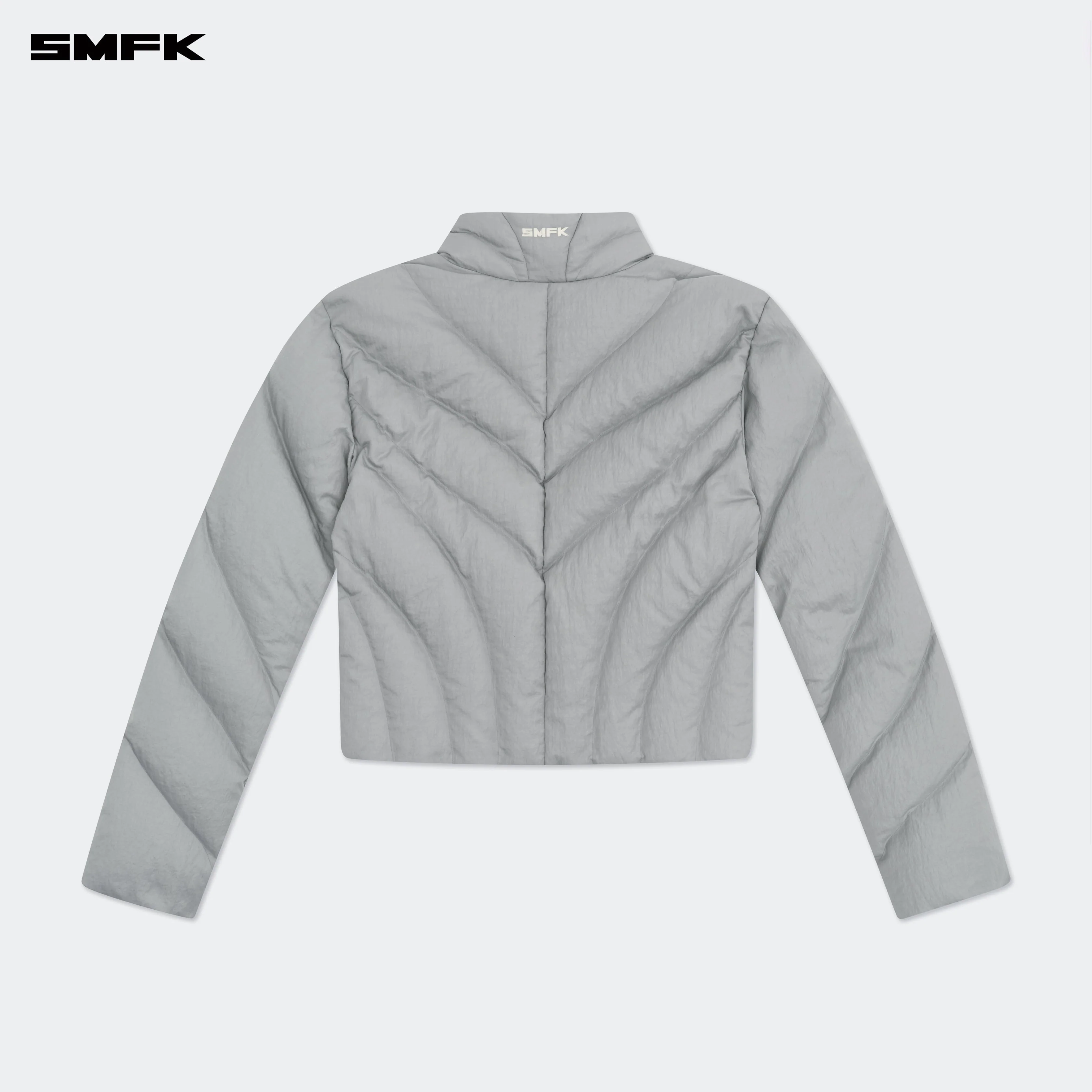FUTURE Storm Down Puff Jacket In Gray - Image 6