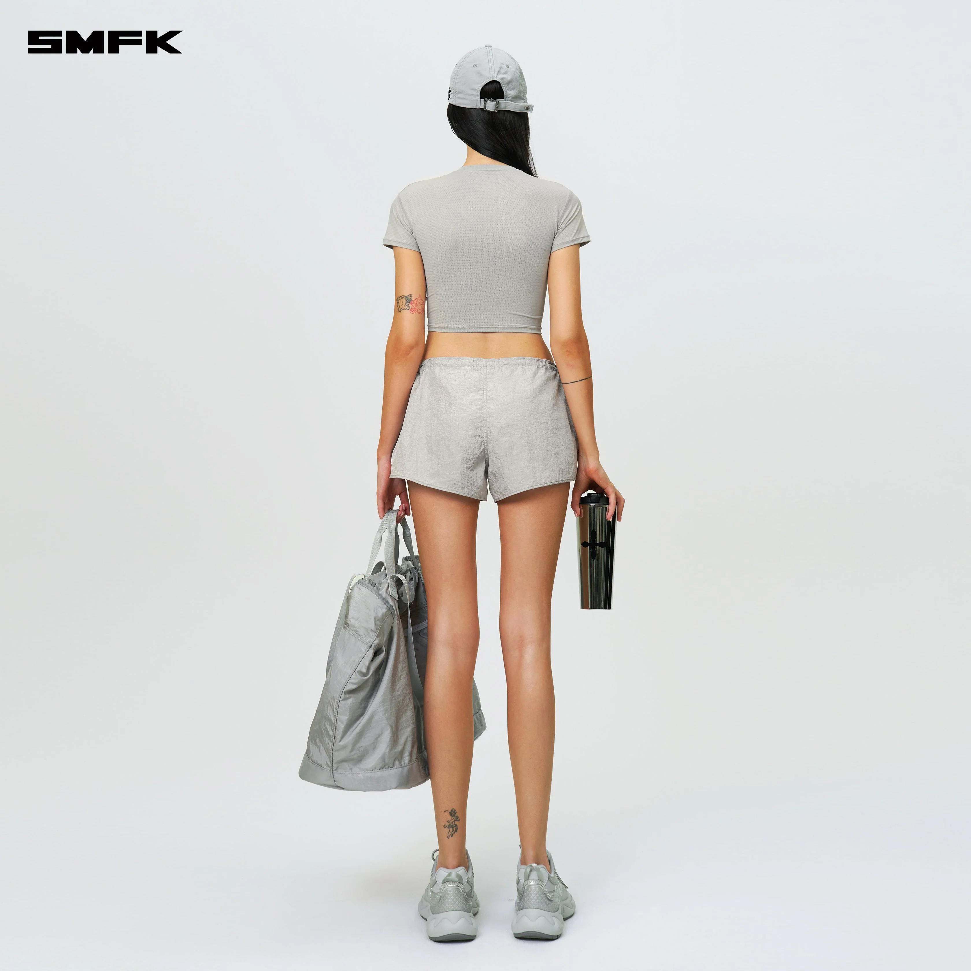 FUTURE Storm Low-Waist Jogging Shorts Starry Silver - Image 3