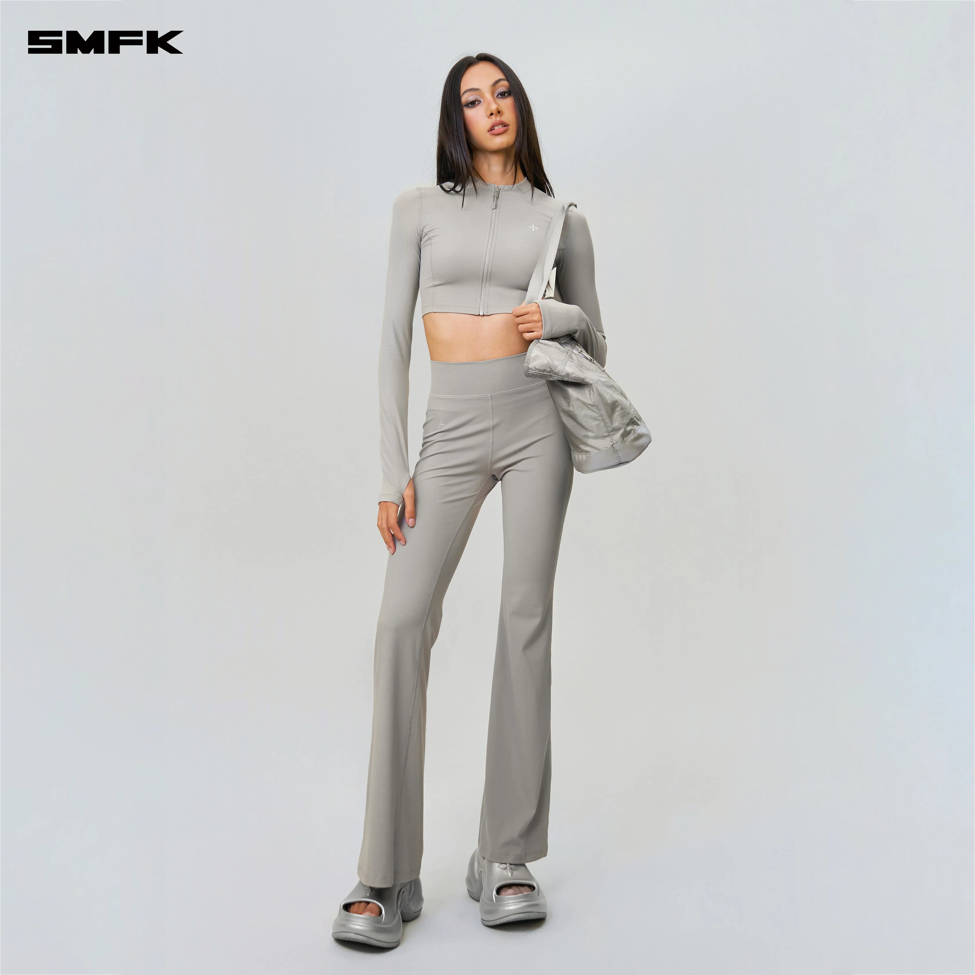 FUTURE Wave Body Shaping Short Jacket Gray - Image 4