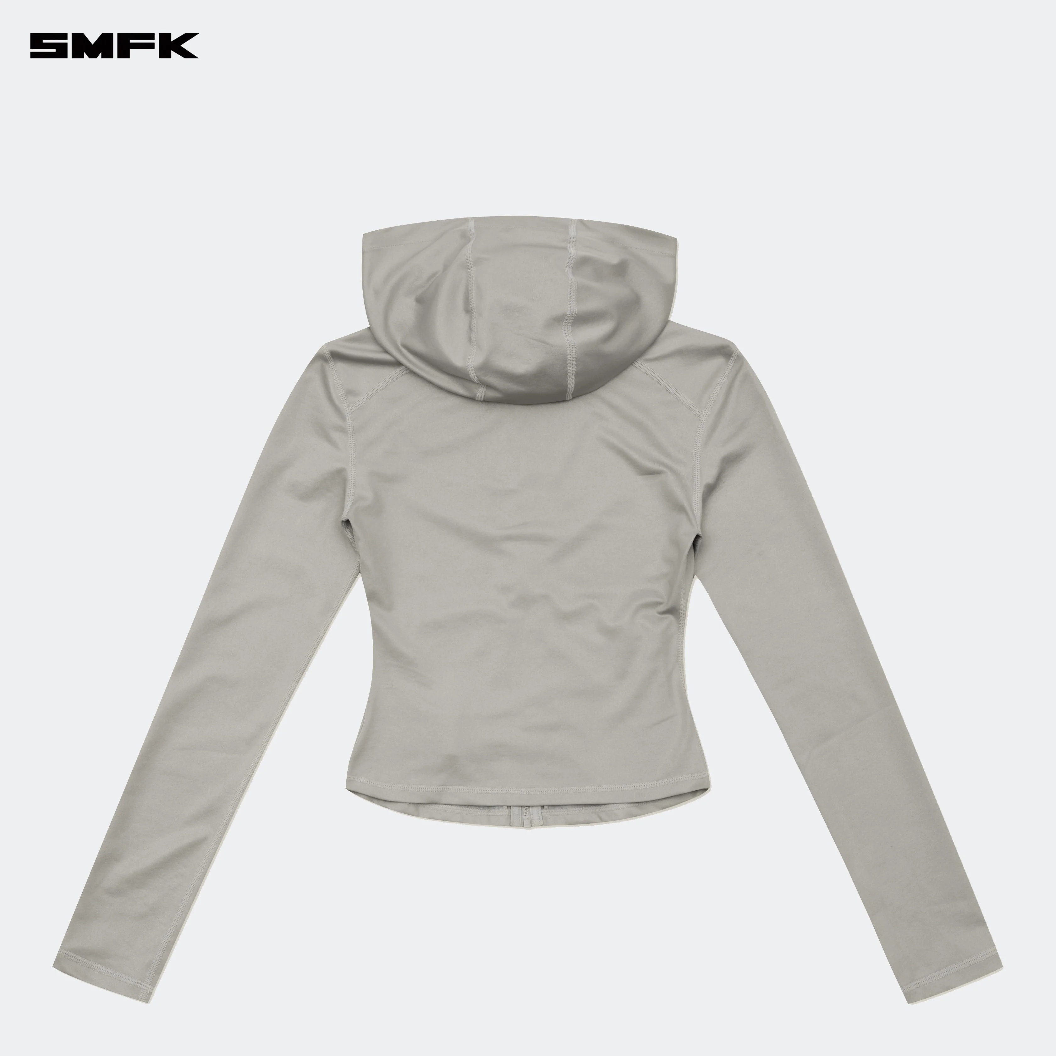 FUTURE Wave Elastic Training Hoodie Silver - Image 6