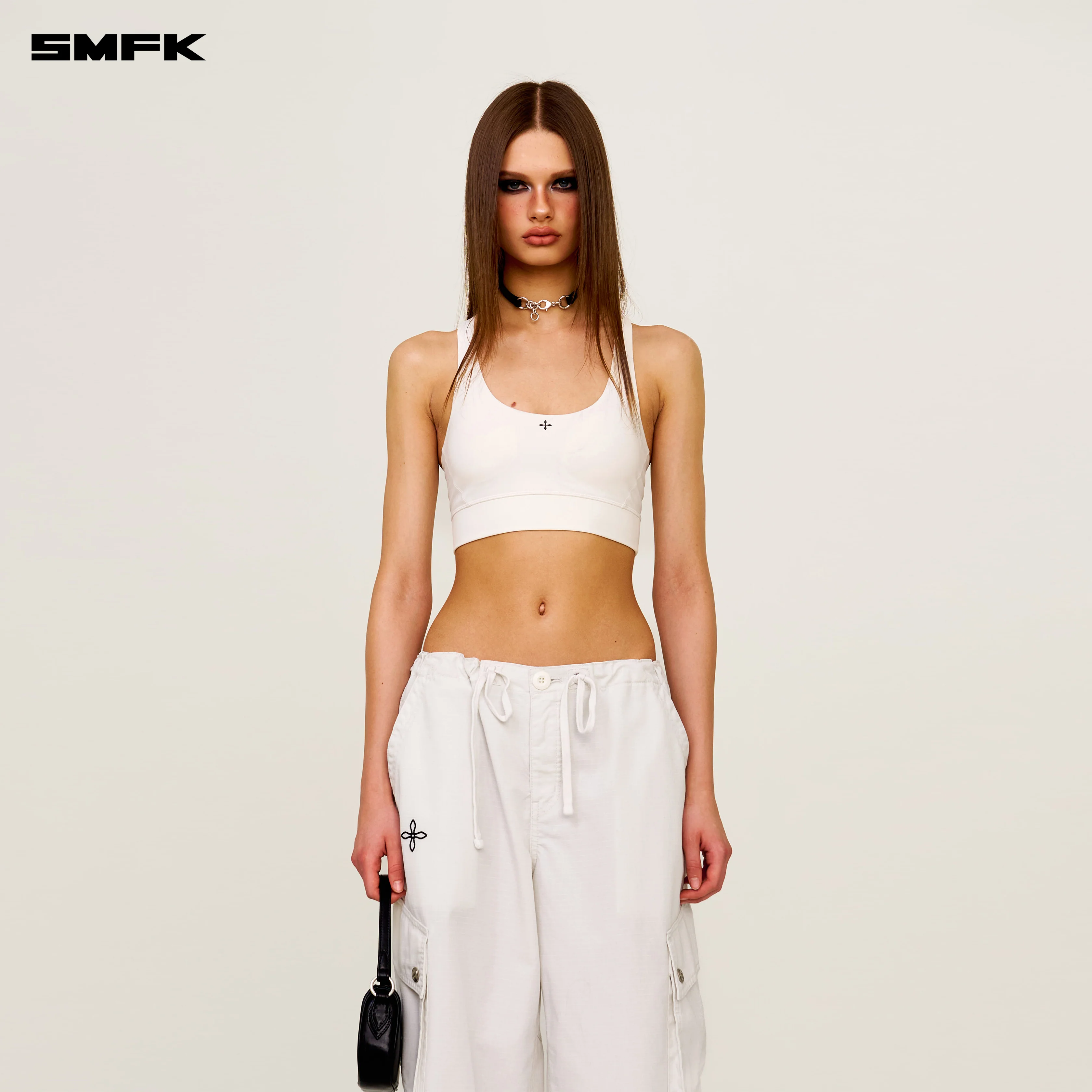 Future Wave One-piece Classic Body-shaping Vest Snowy Mountain White