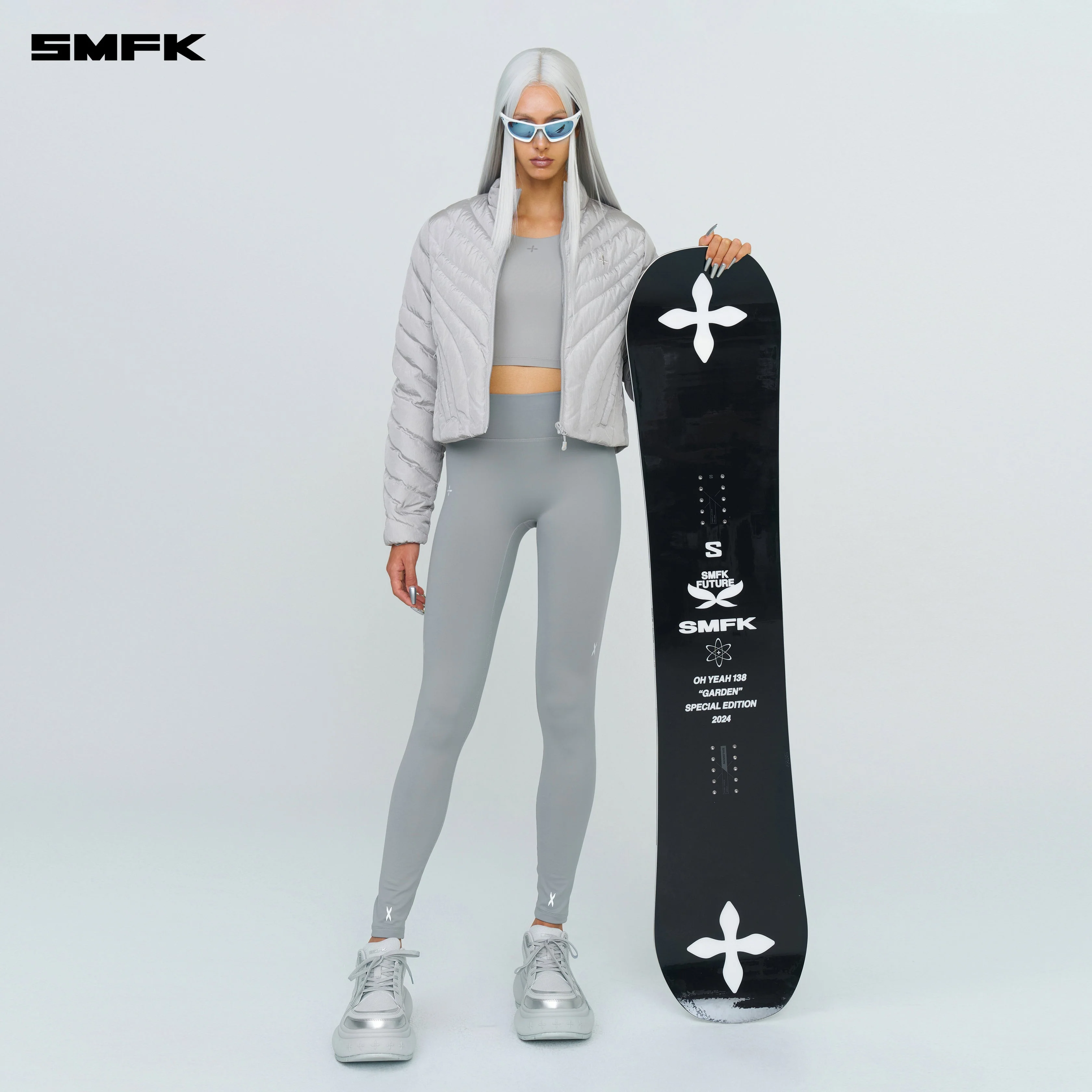 FUTURE X-Heat Shaping Straight Pants Gray - Image 5