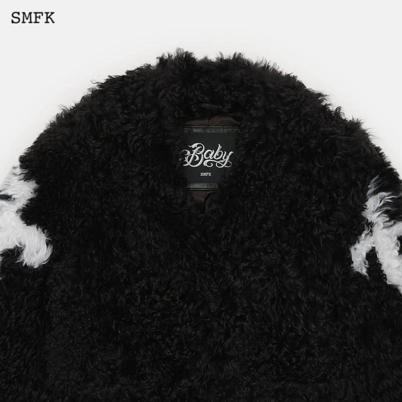 Gemini Flower Arm Fur Suit Black - Image 6