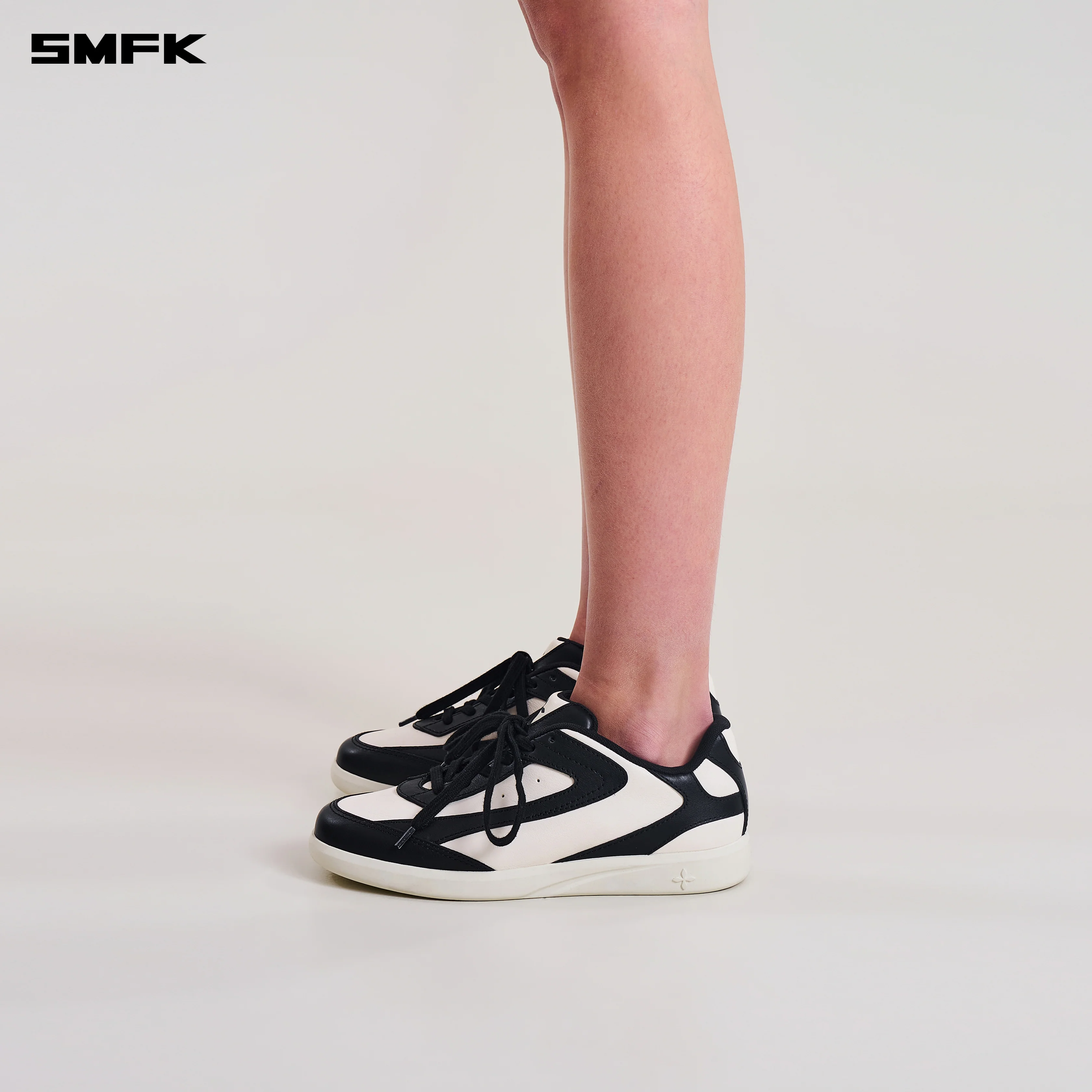 MIRAGE-S LEATHER MULTI SNEAKER BLACK WHITE - Image 3