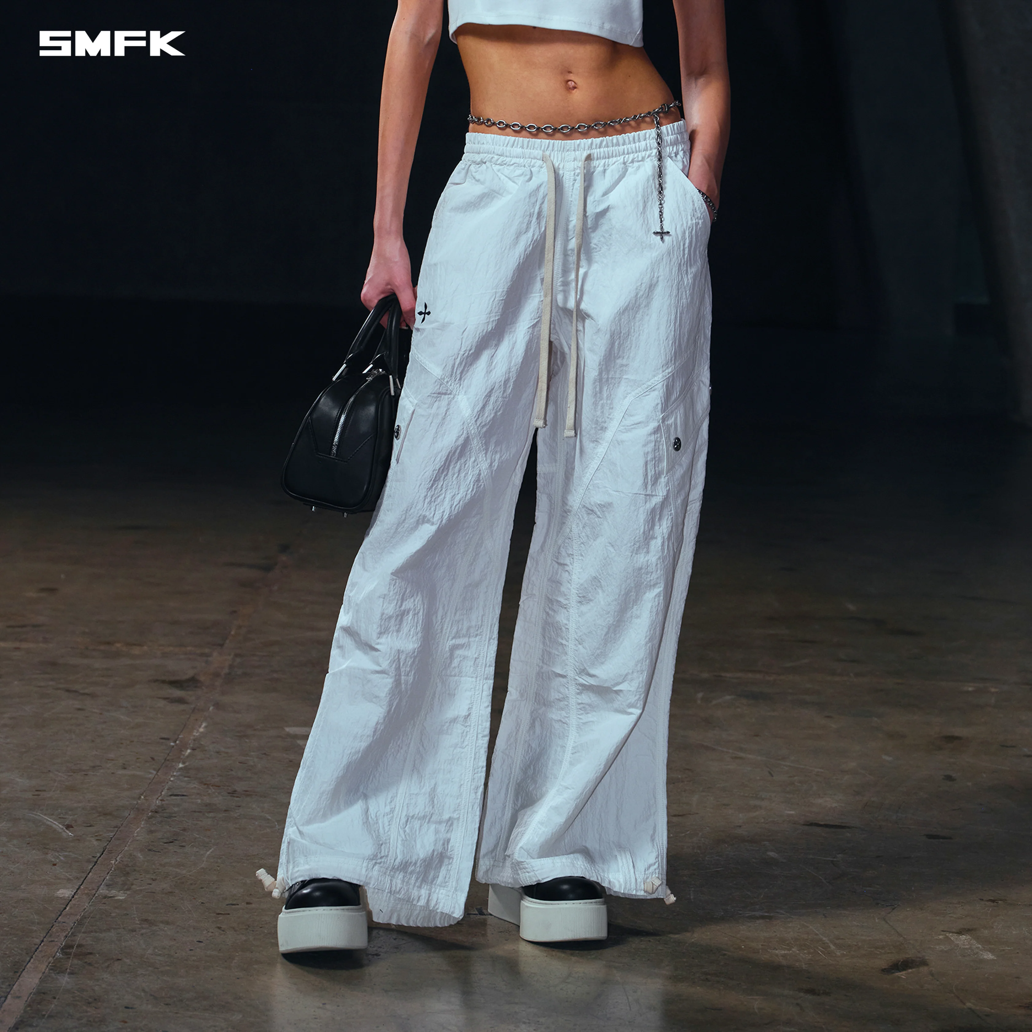 MIRAGE TOWER SPORTS PANTS/NYLON WP CLOUD WHITE - Image 2