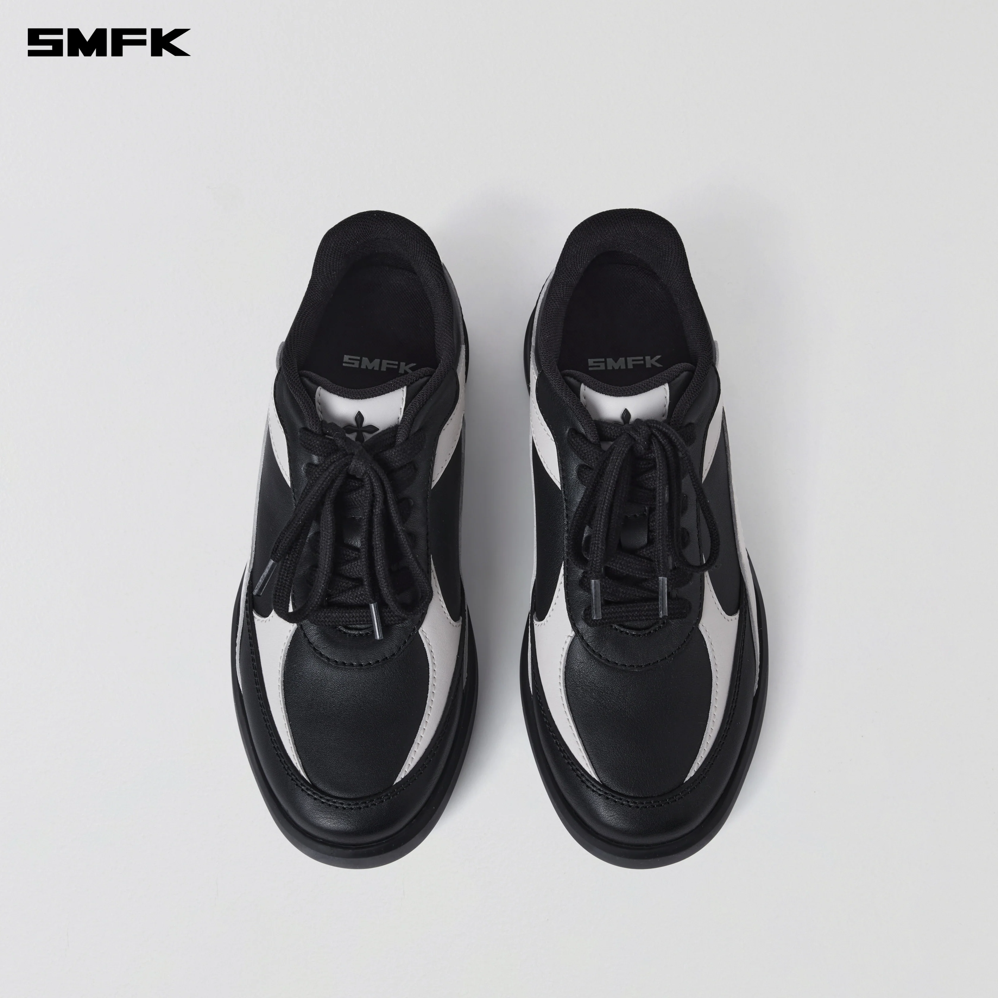 MIRAGE-W LEATHER MULTI SNEAKER BLACK WHITE - Image 4