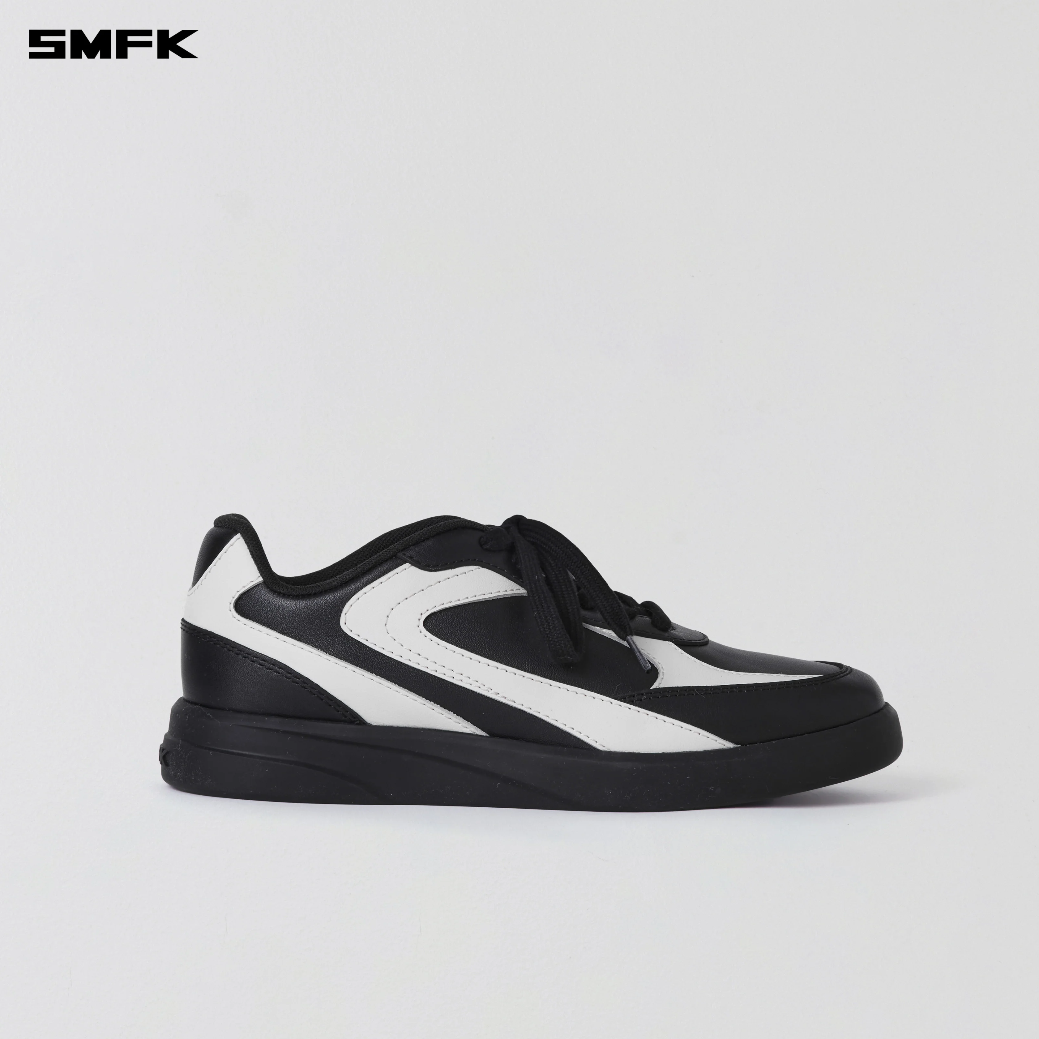 MIRAGE-W LEATHER MULTI SNEAKER BLACK WHITE - Image 5