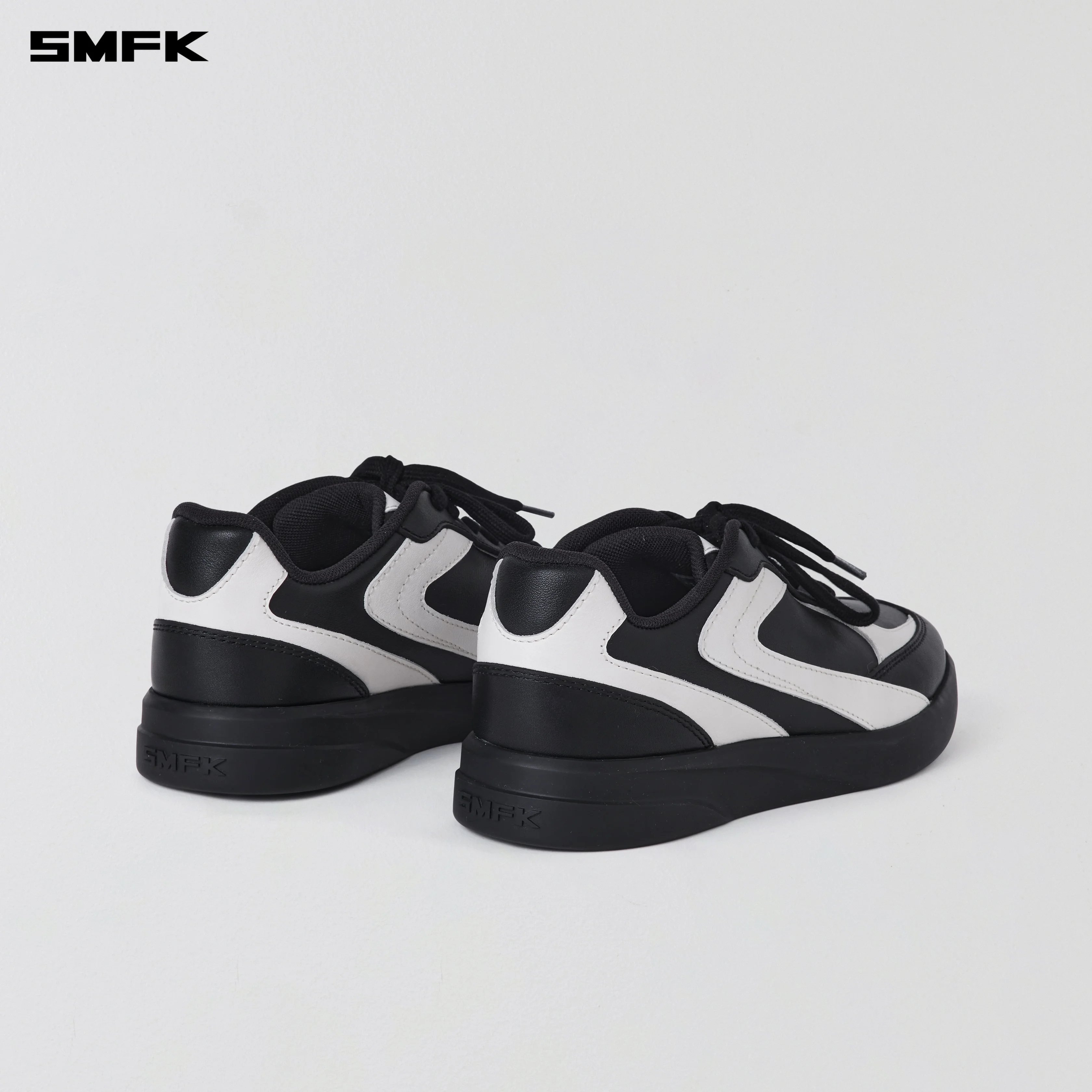 MIRAGE-W LEATHER MULTI SNEAKER BLACK WHITE - Image 6