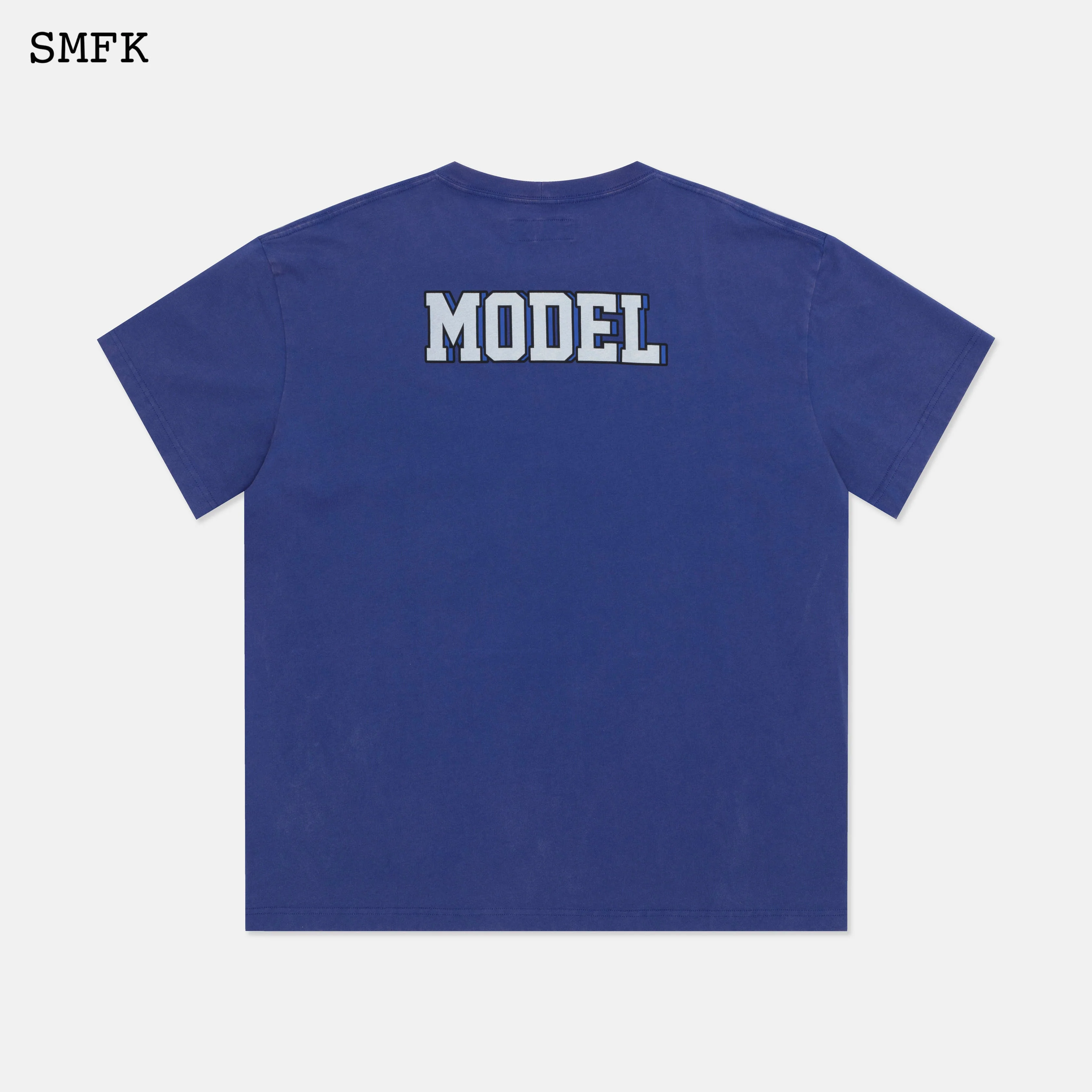 Oversized Super Model Navy T-shirt - Image 5