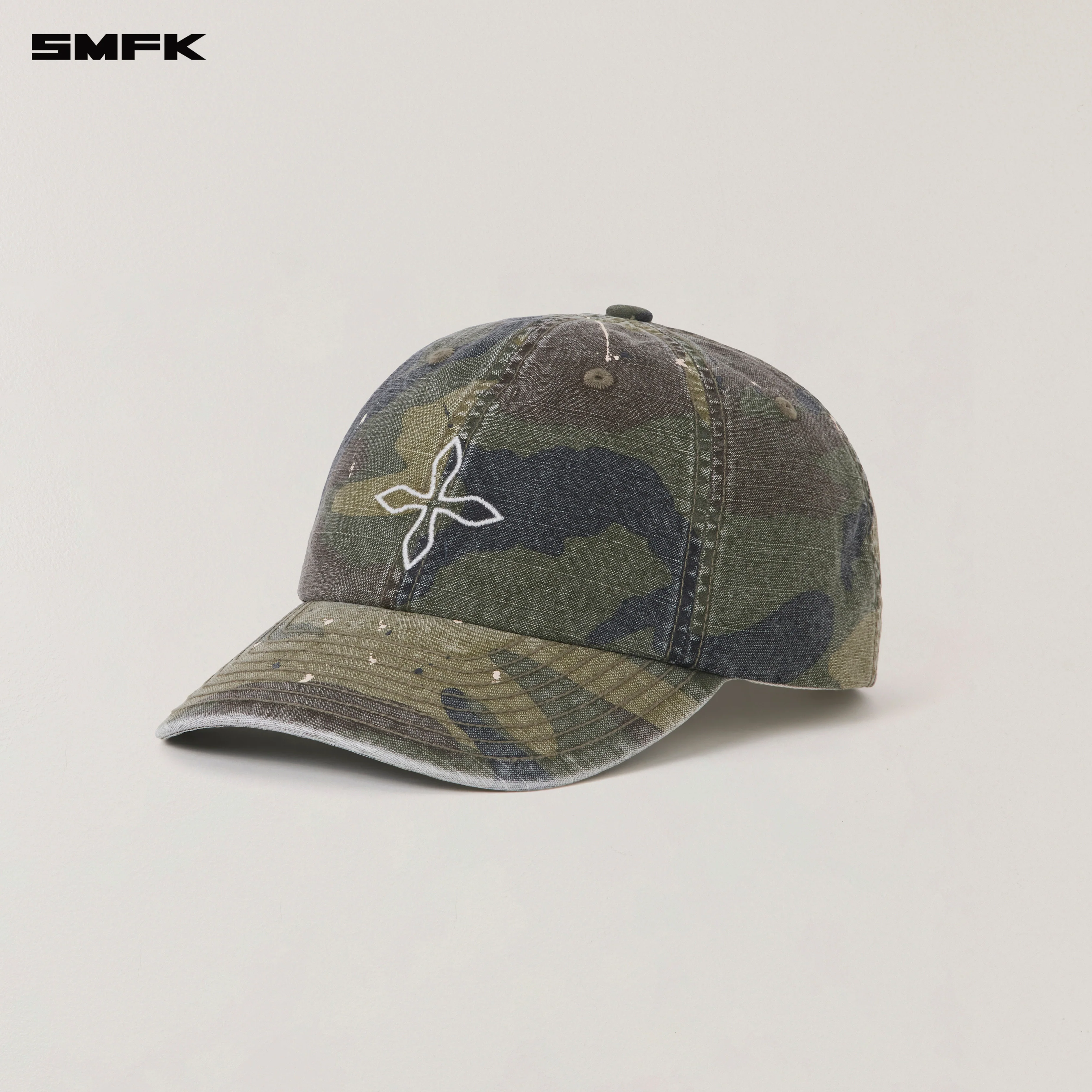 RAGE WILD HANDCRAFT CAMO CARGO CAP ARMY GREEN CAMOUFLAGE - Image 2