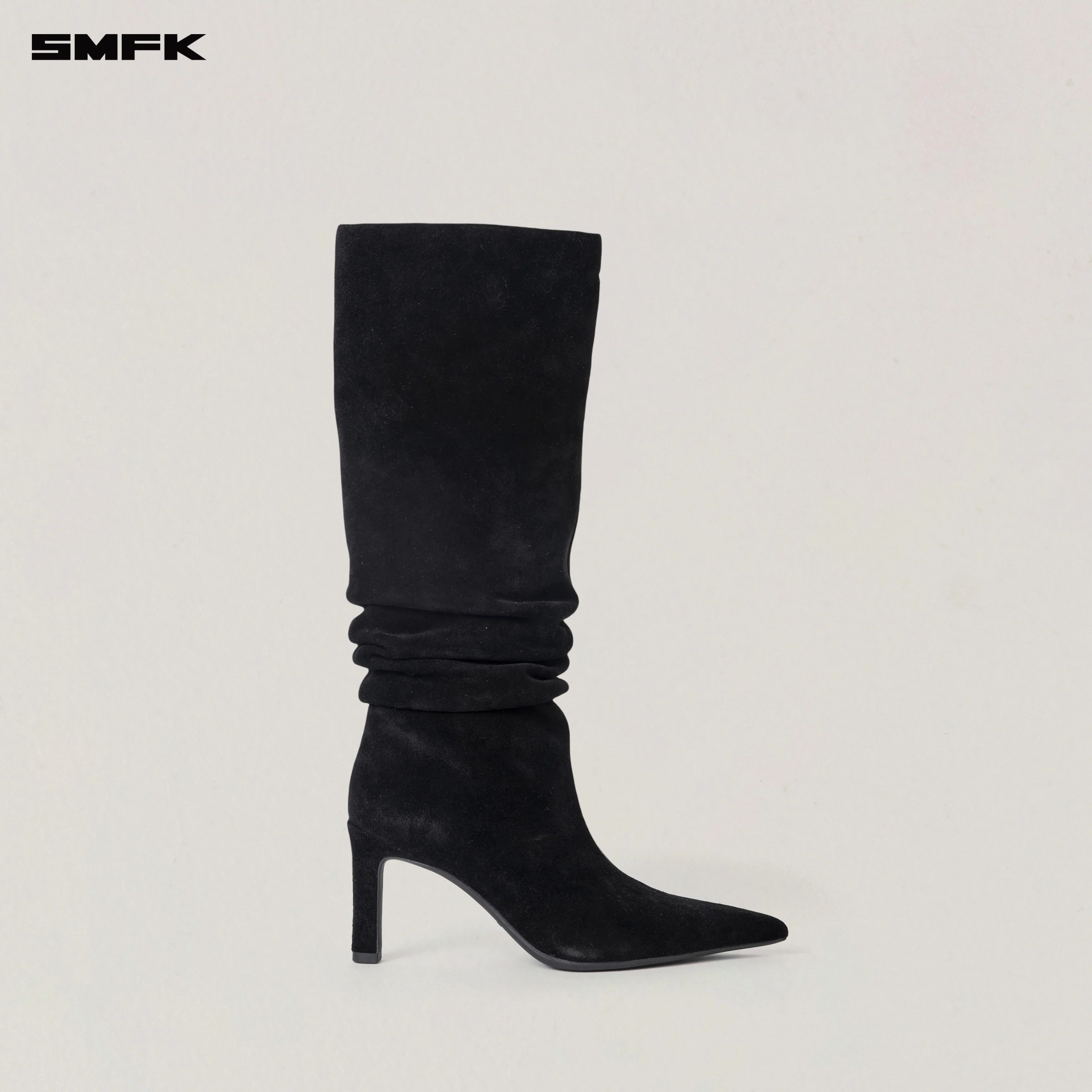 RAGE WILD HURRICANE LEATHER HIGH-HEEL BOOTS WILD BLACK - Image 5