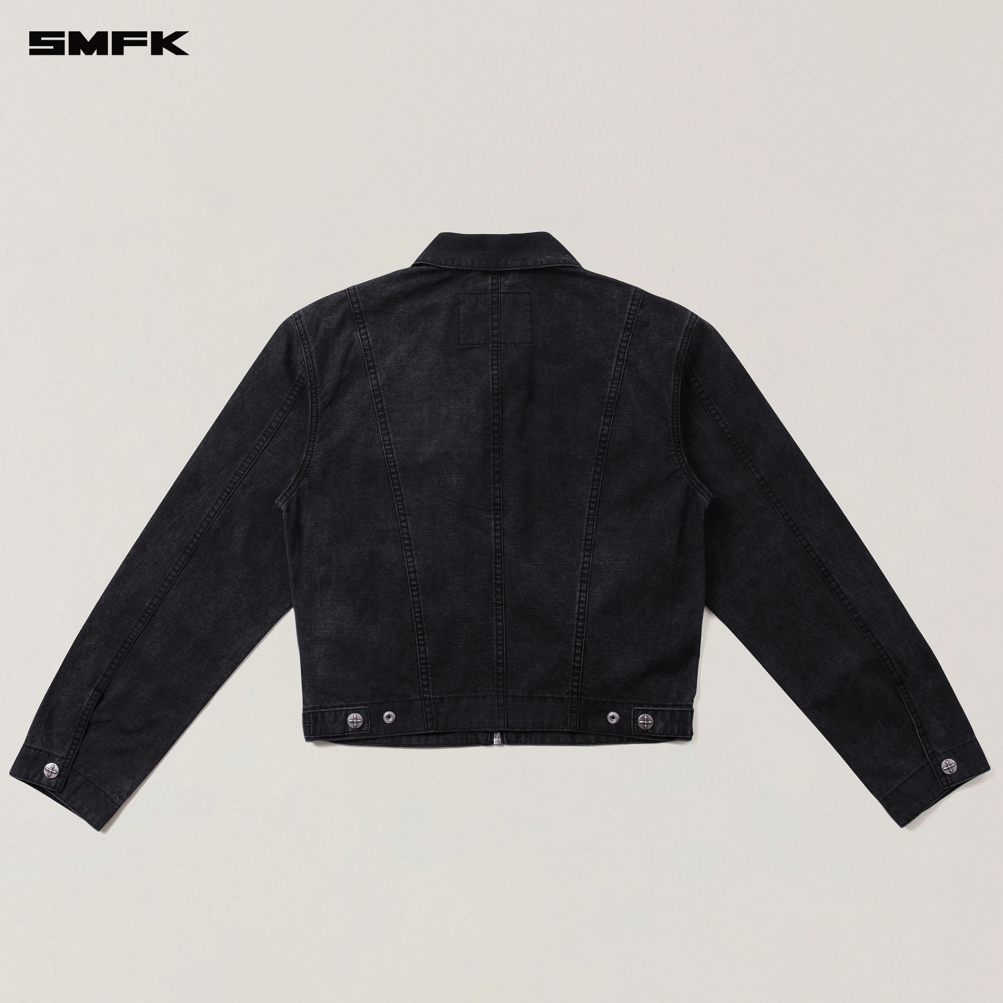 RAGE-WILD ORIGIN HANDCRAFT ENGINEER JACKET/GARMENT DYED WILD BLACK - Image 6