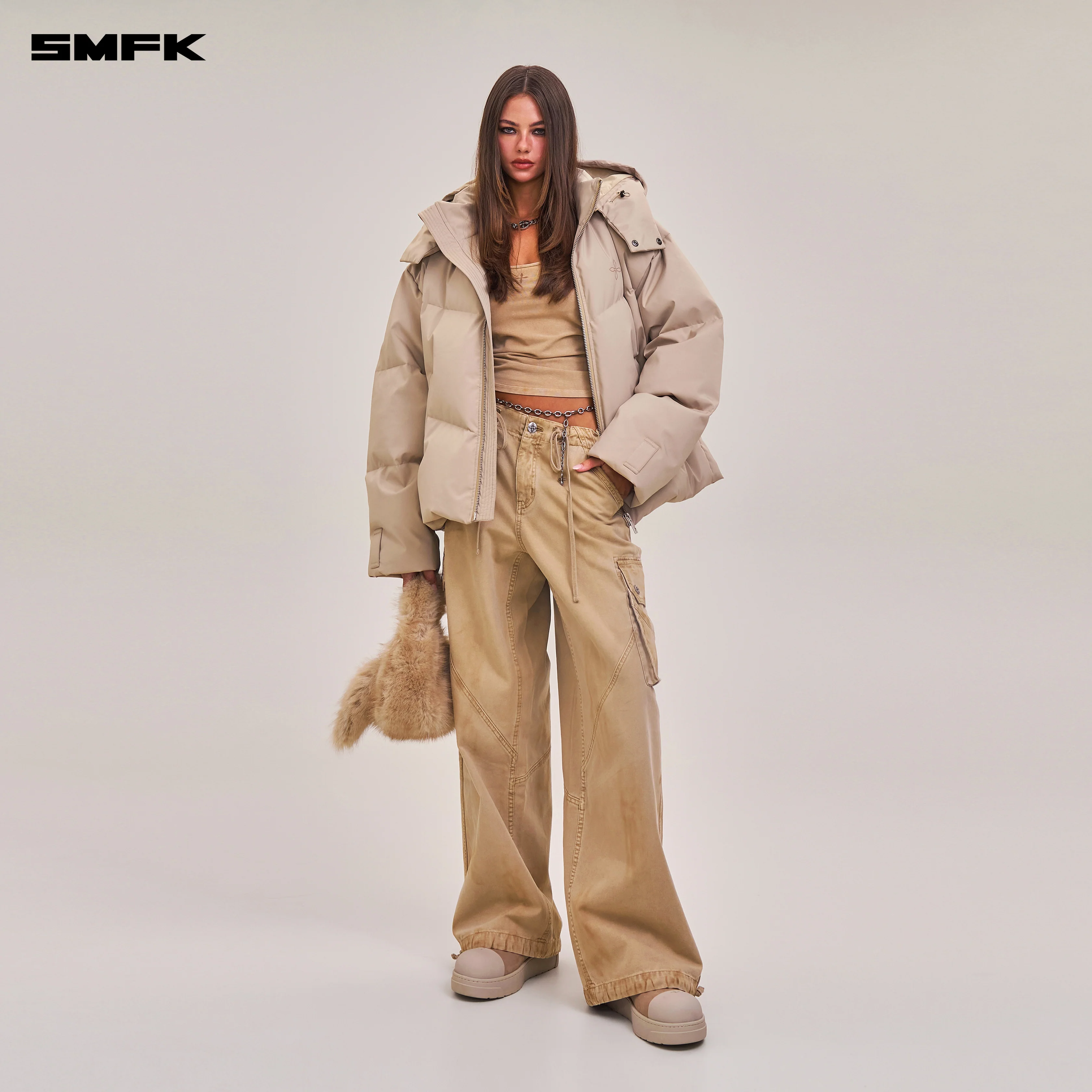RAGE-WILD ORIGIN HANDCRAFT LOOSE PARA PANTS/GARMENT DYED SAND - Image 4