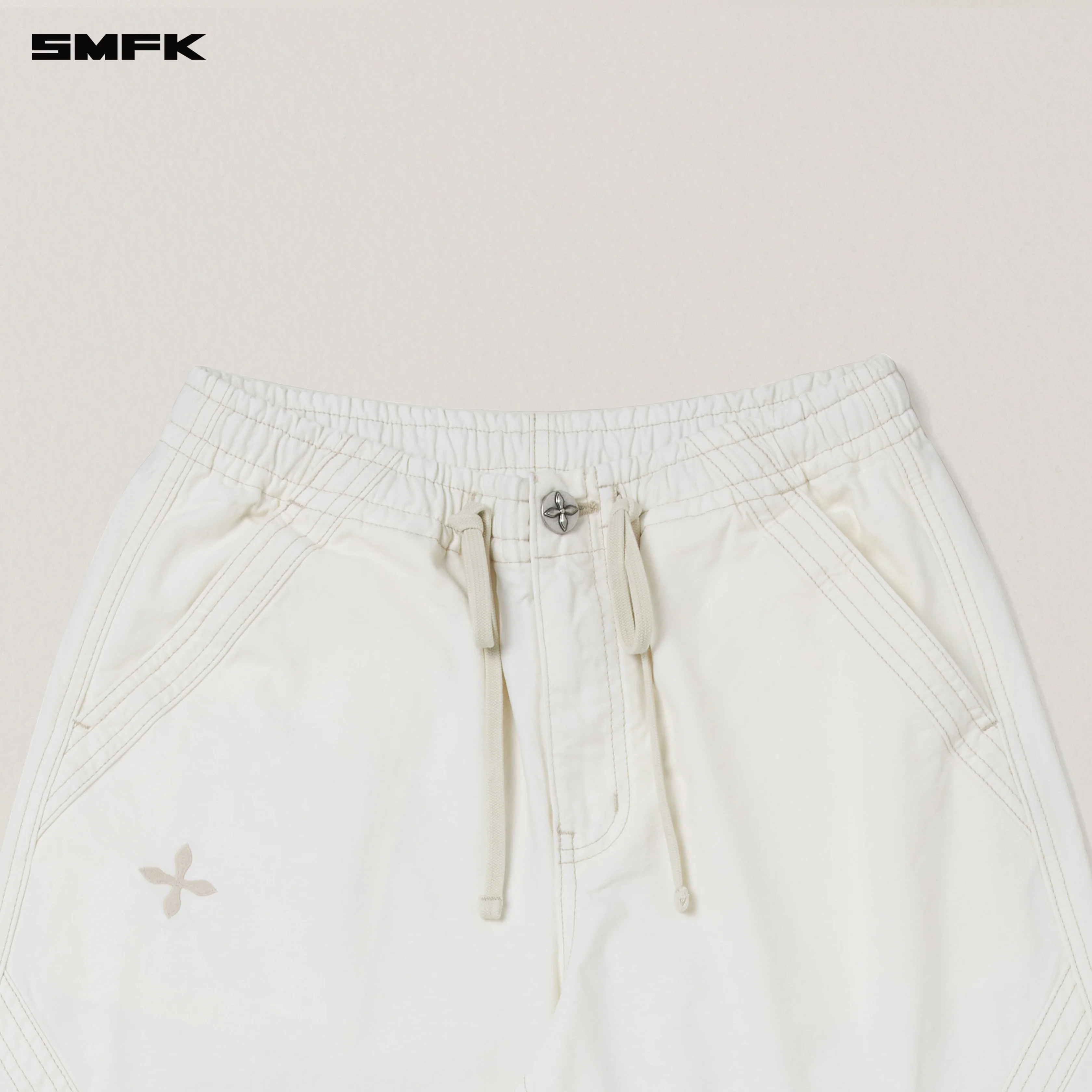 RAGE WILD ORIGIN HANDCRAFT SPORTS CARGO PANTS/GARMENT DYED SNOW MOUNTAIN WHITE - Image 7