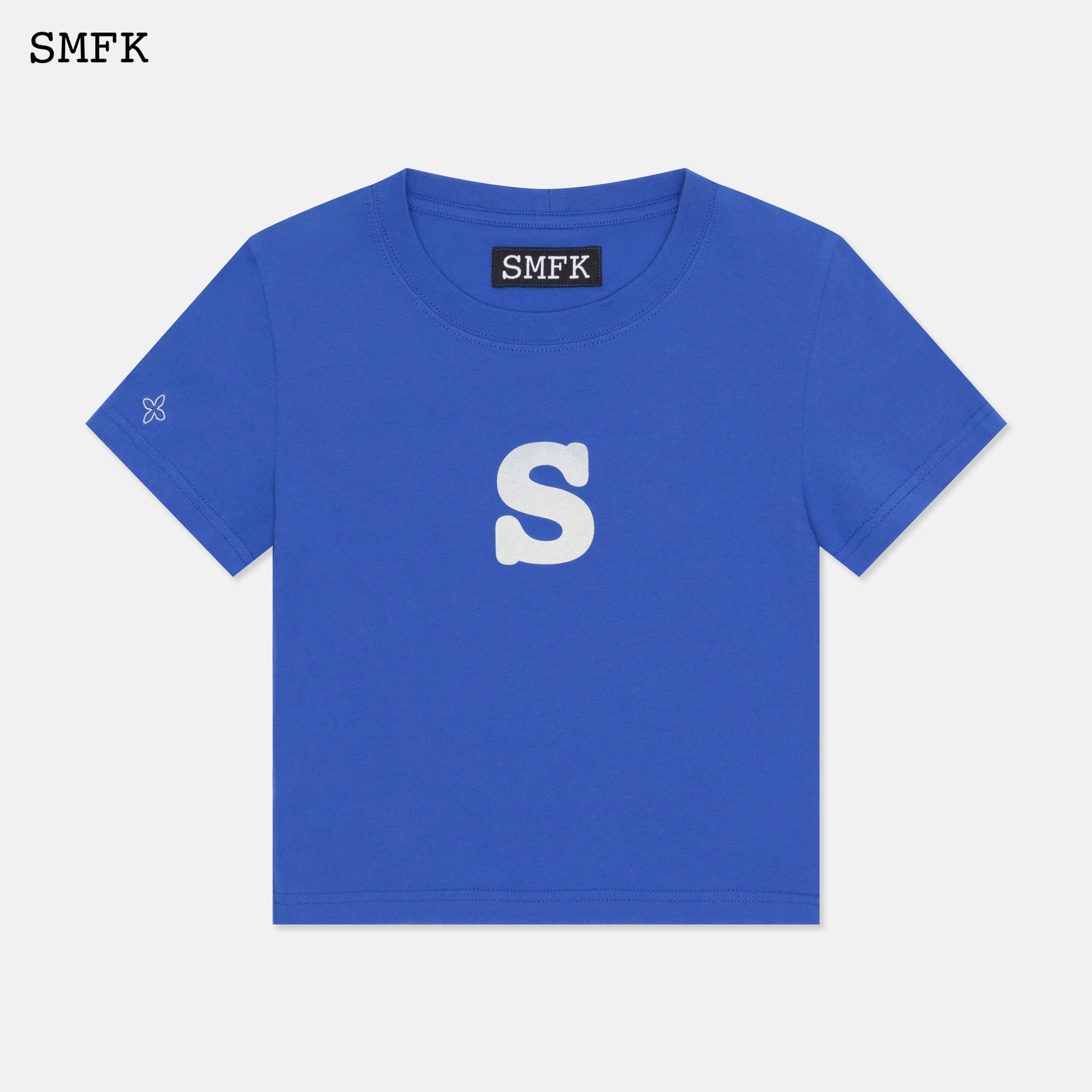 Skinny Model Dark Blue Tight T-shirt - Image 4
