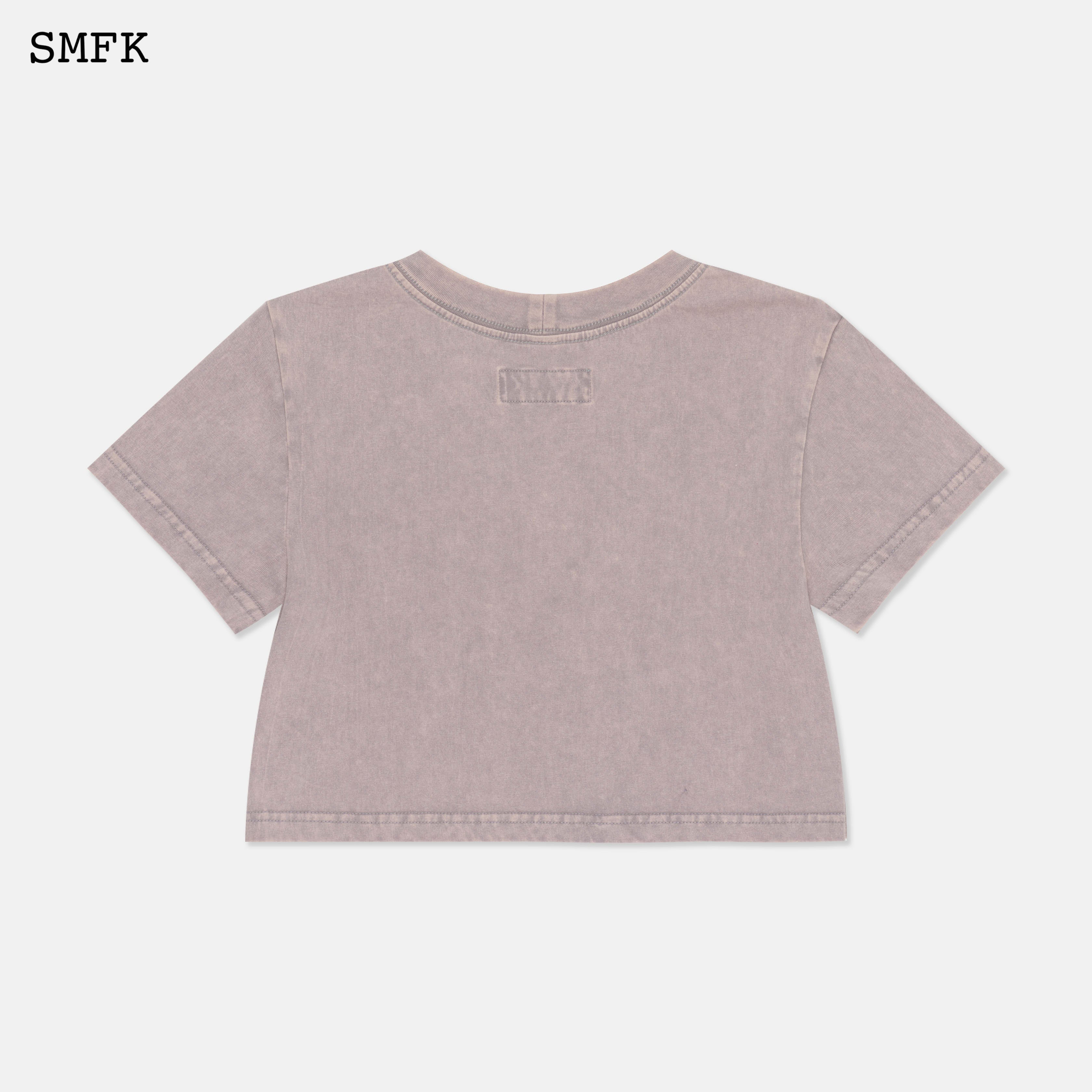 Model Light Grey Short T-shirt - Image 5