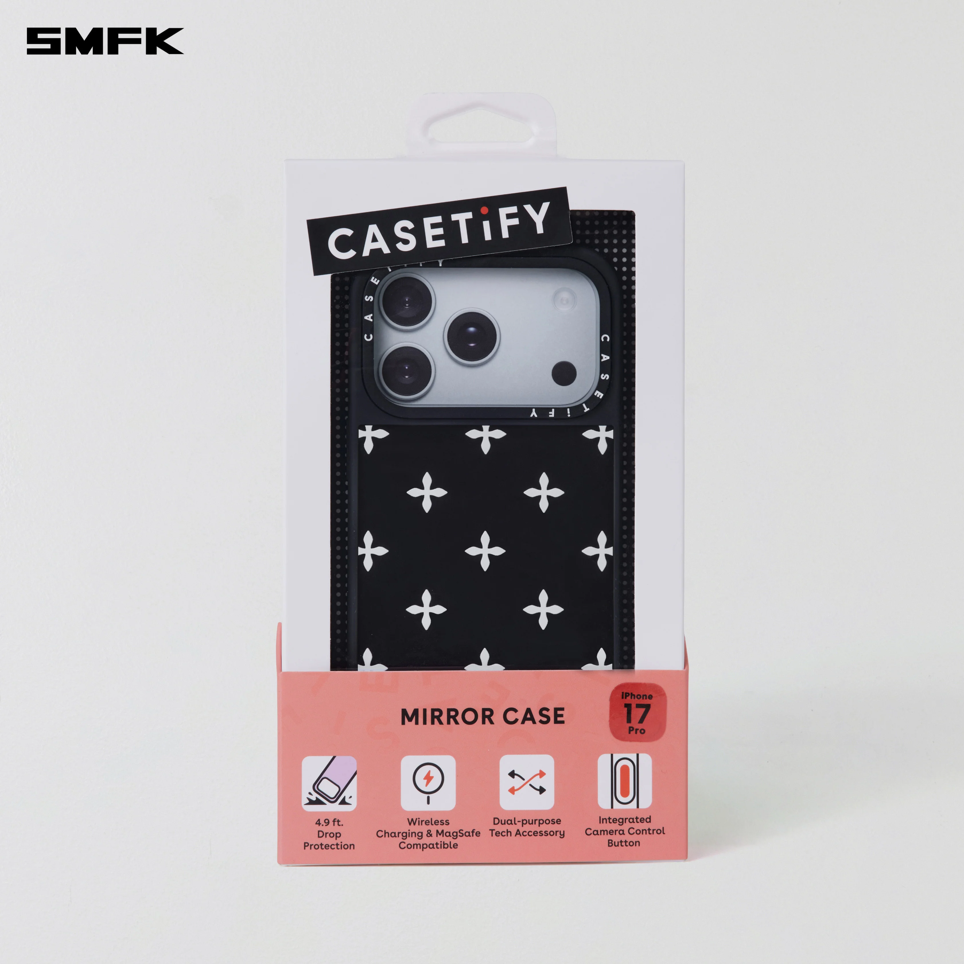 SMFK X CASETiFY COMPASS BLACK GARDEN 17 Pro PHONE CASE - Image 3
