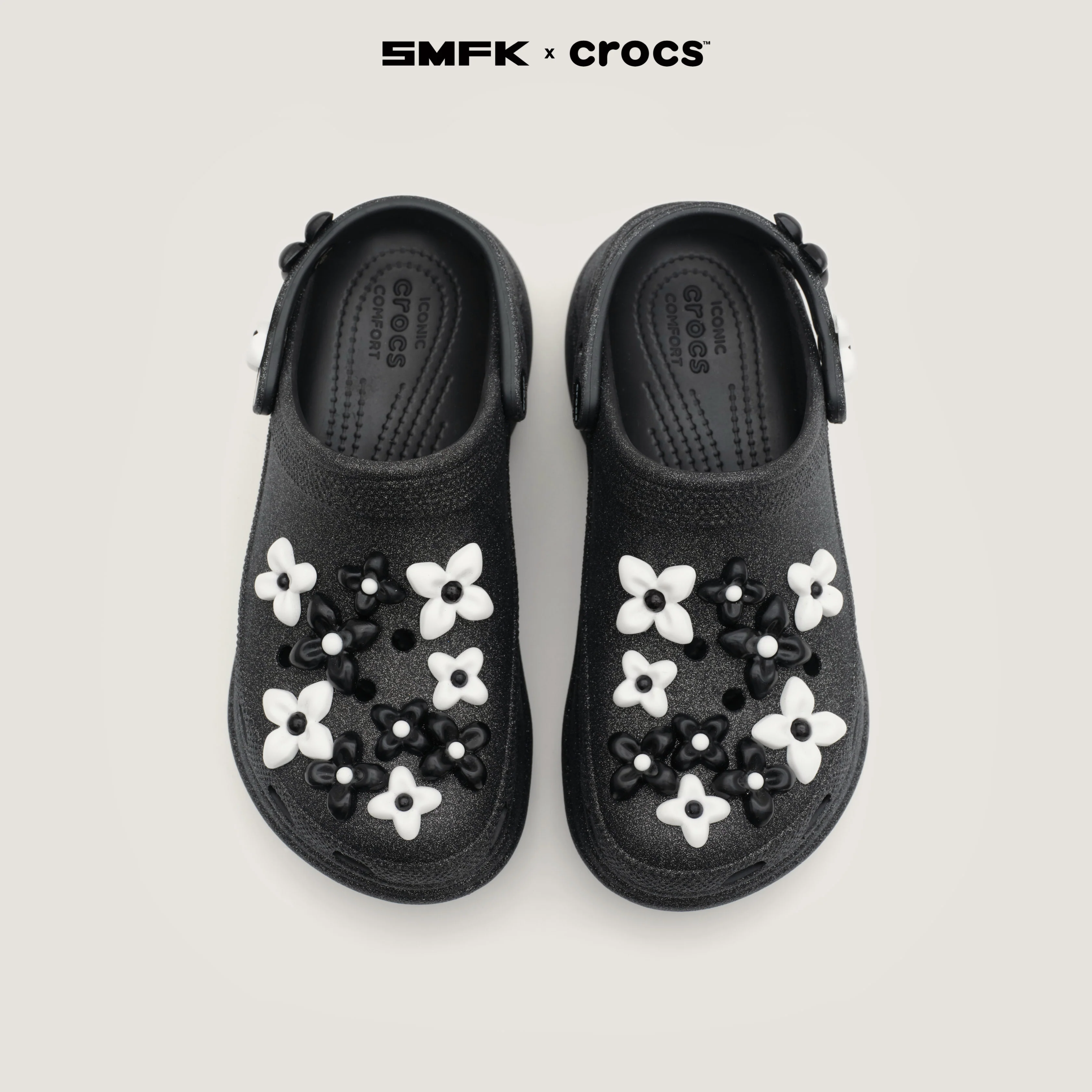 SMFK X CROCS BAE CLOG BLACK DIAMOND - Image 4