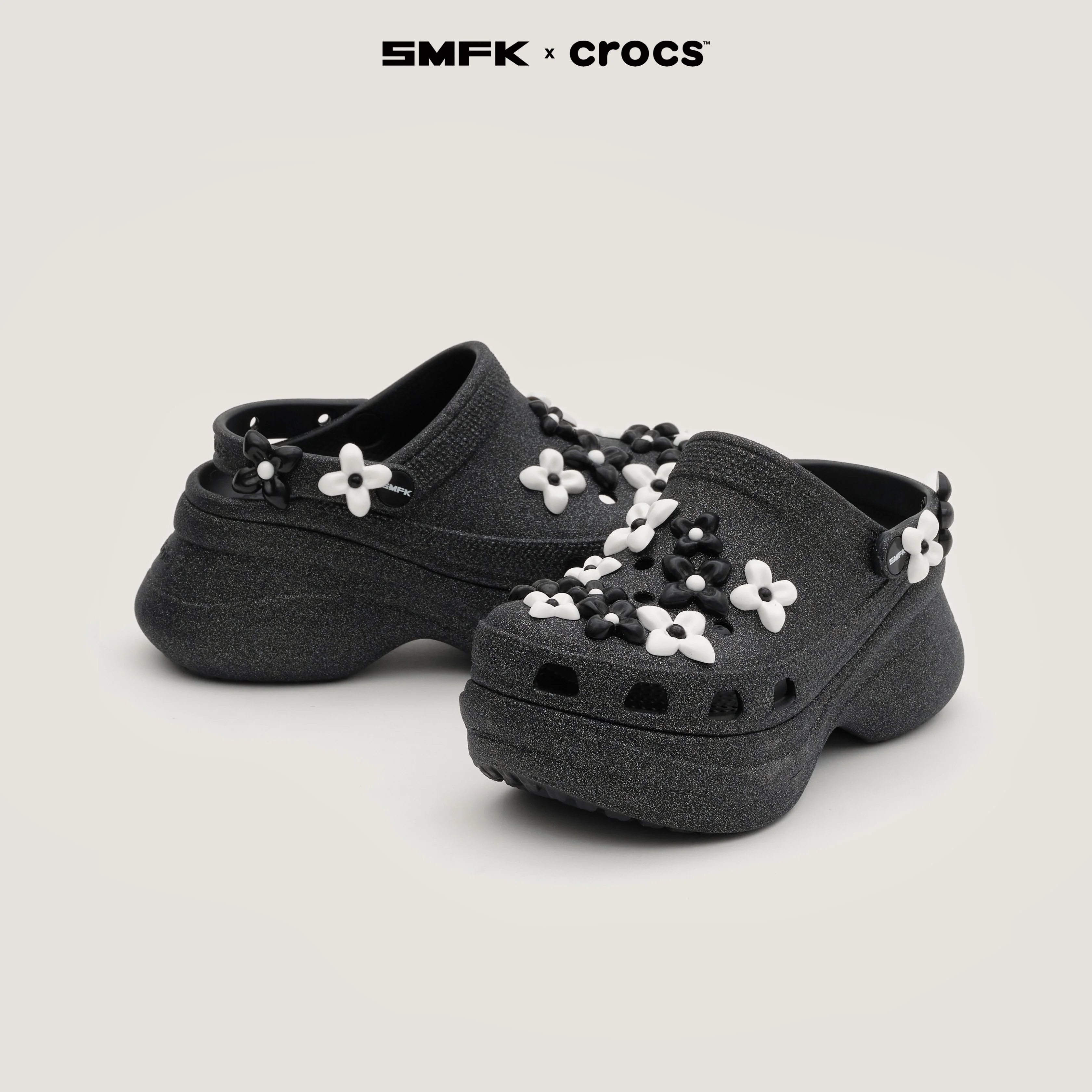SMFK X CROCS BAE CLOG BLACK DIAMOND - Image 9