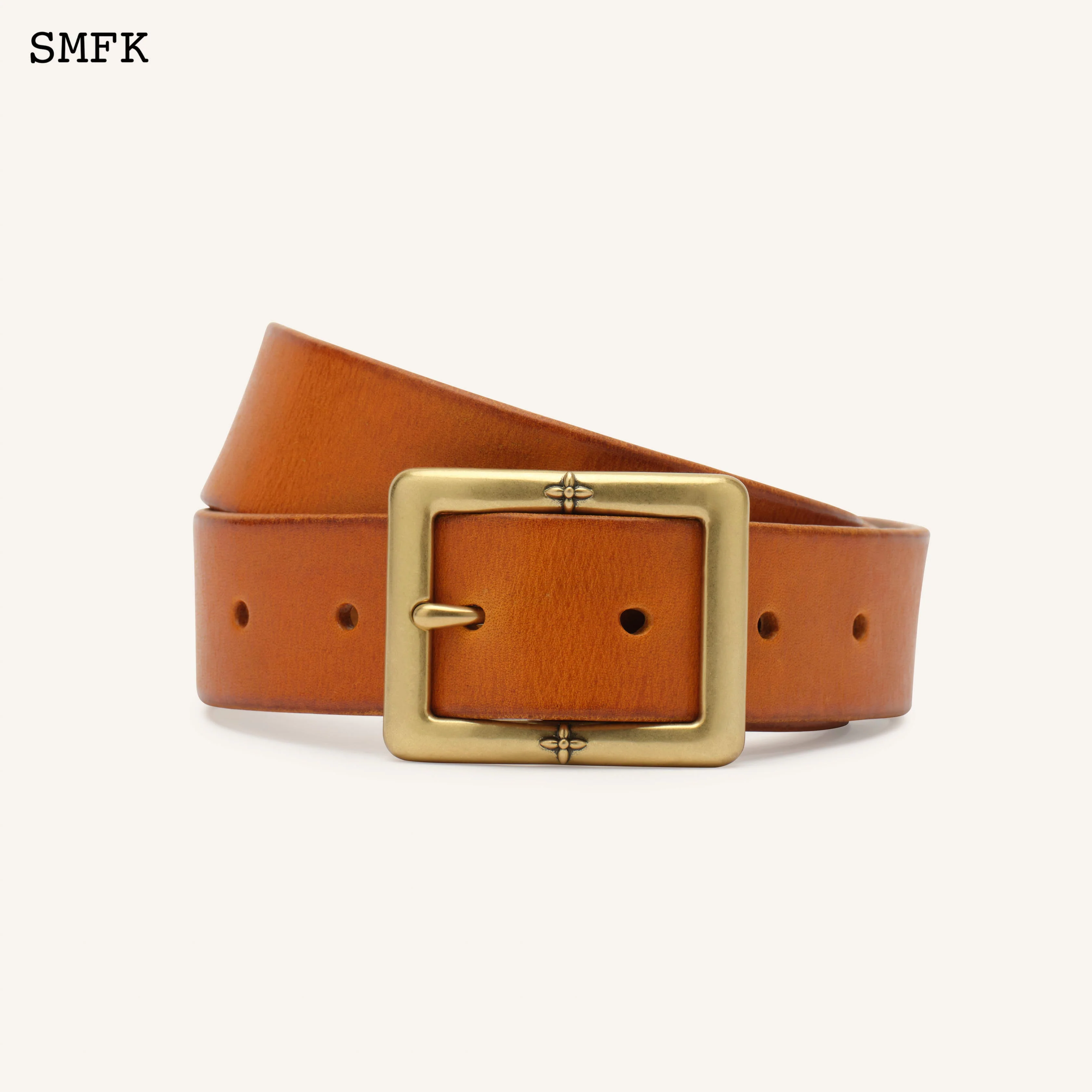 Sugar Brown Compass Classical Denim Belt - Image 4