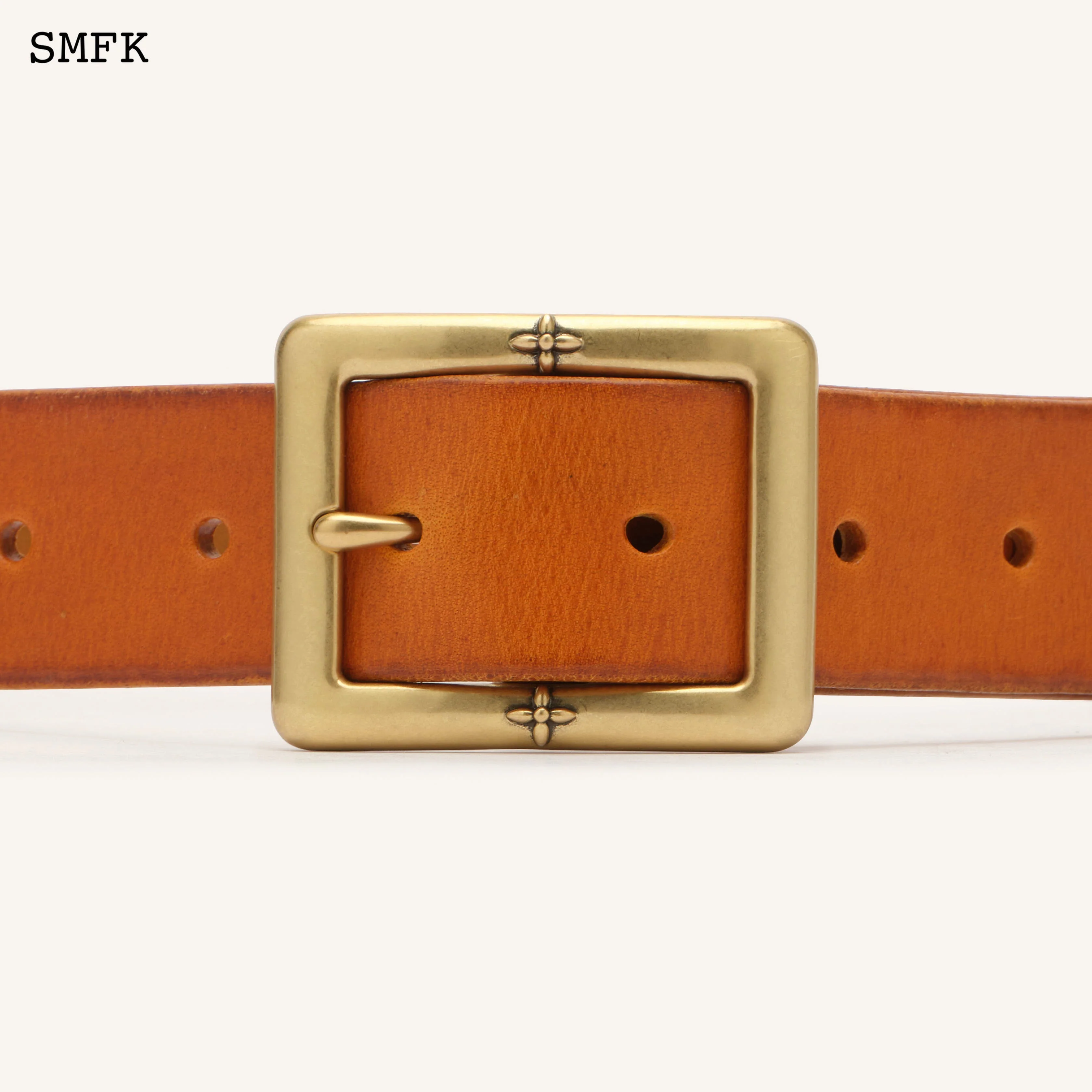 Sugar Brown Compass Classical Denim Belt - Image 5
