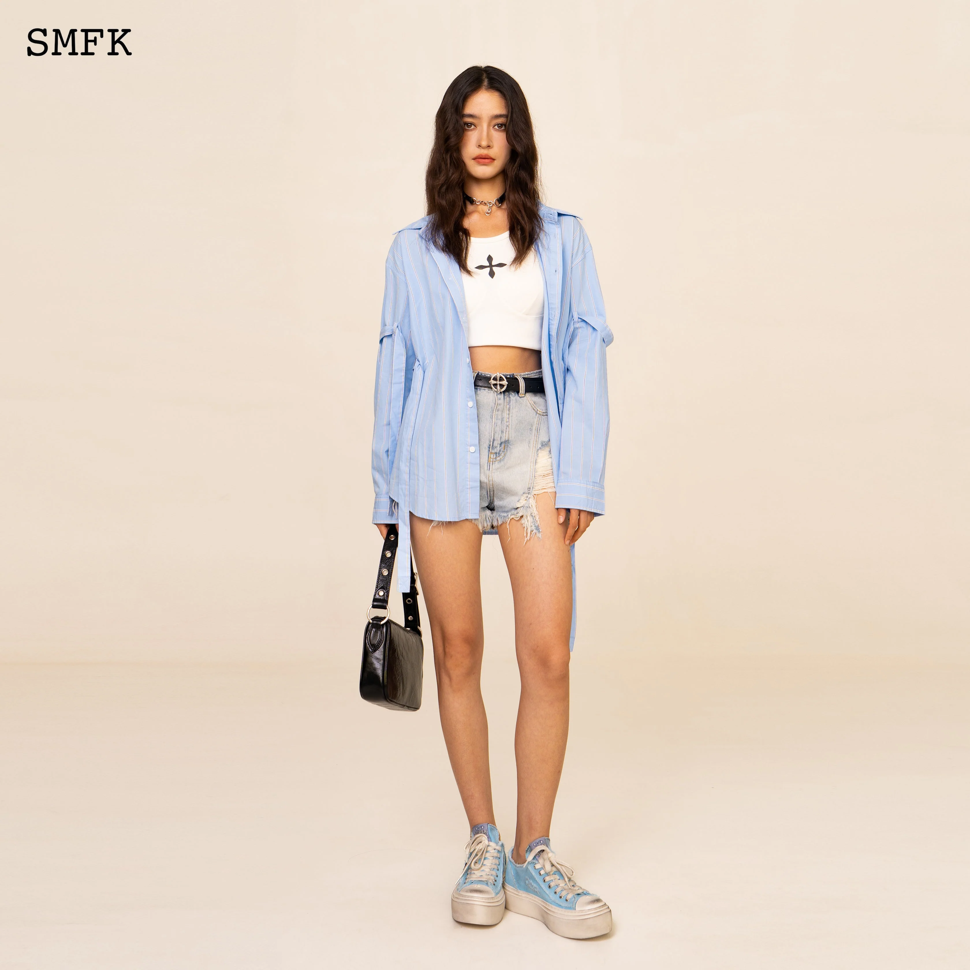 Super Model Retro Blue Skaters - Image 5