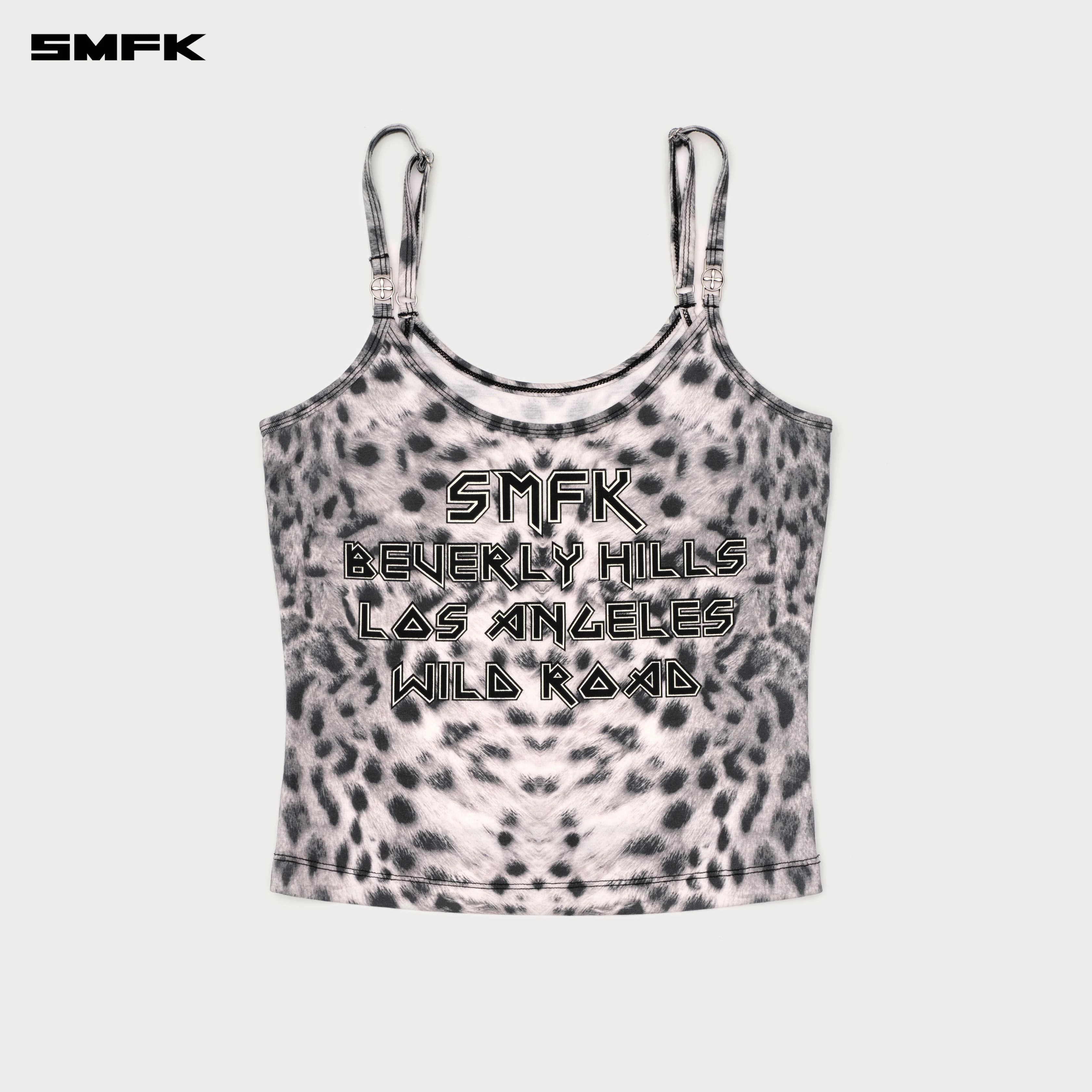 Future Mirage Leopard Print Sports Strap Top (Beverly Hills Edition) White Leopard - Image 5