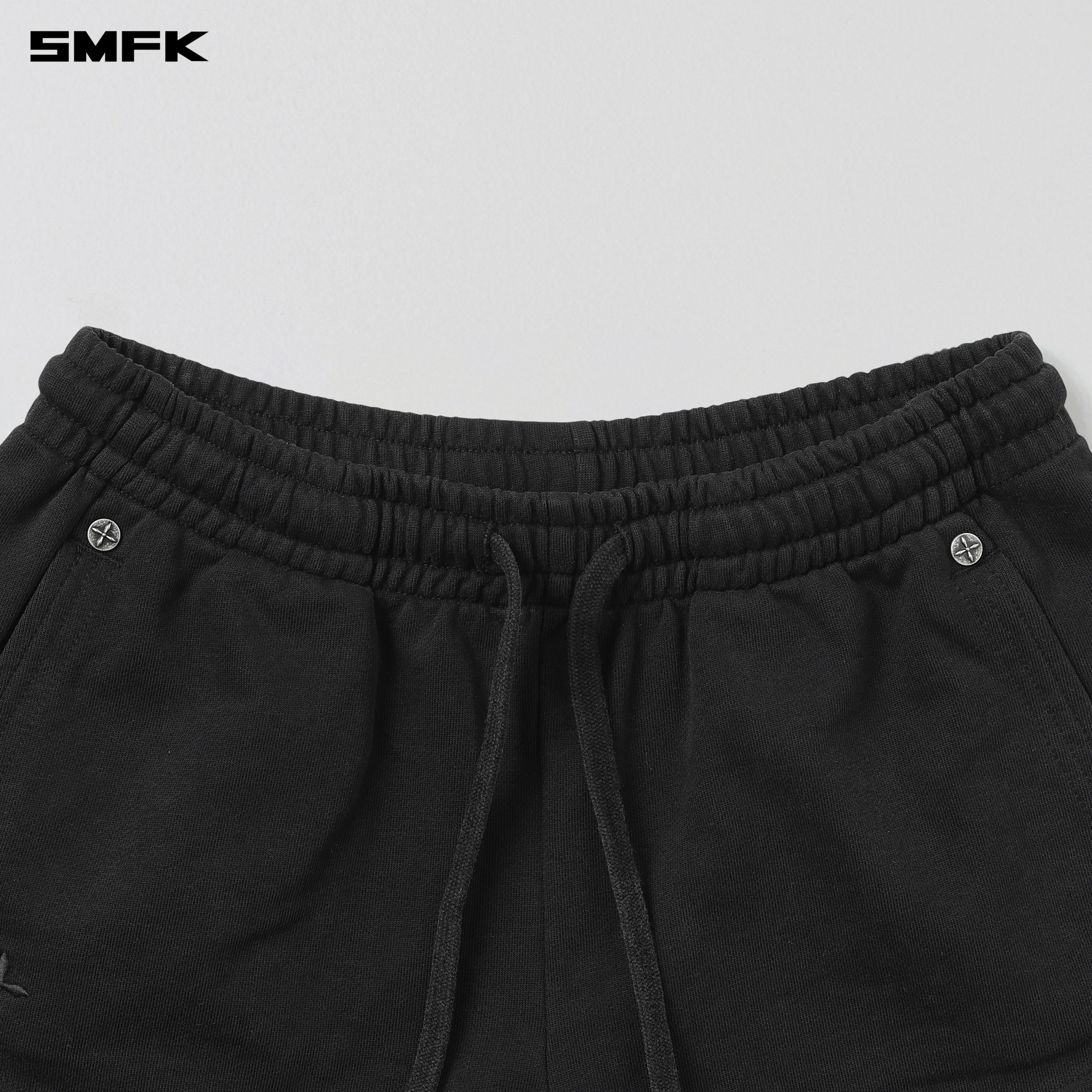 VINTAGE MUSE TOWER SPORTS PANTS/COTTON VANISH BLACK - Image 7