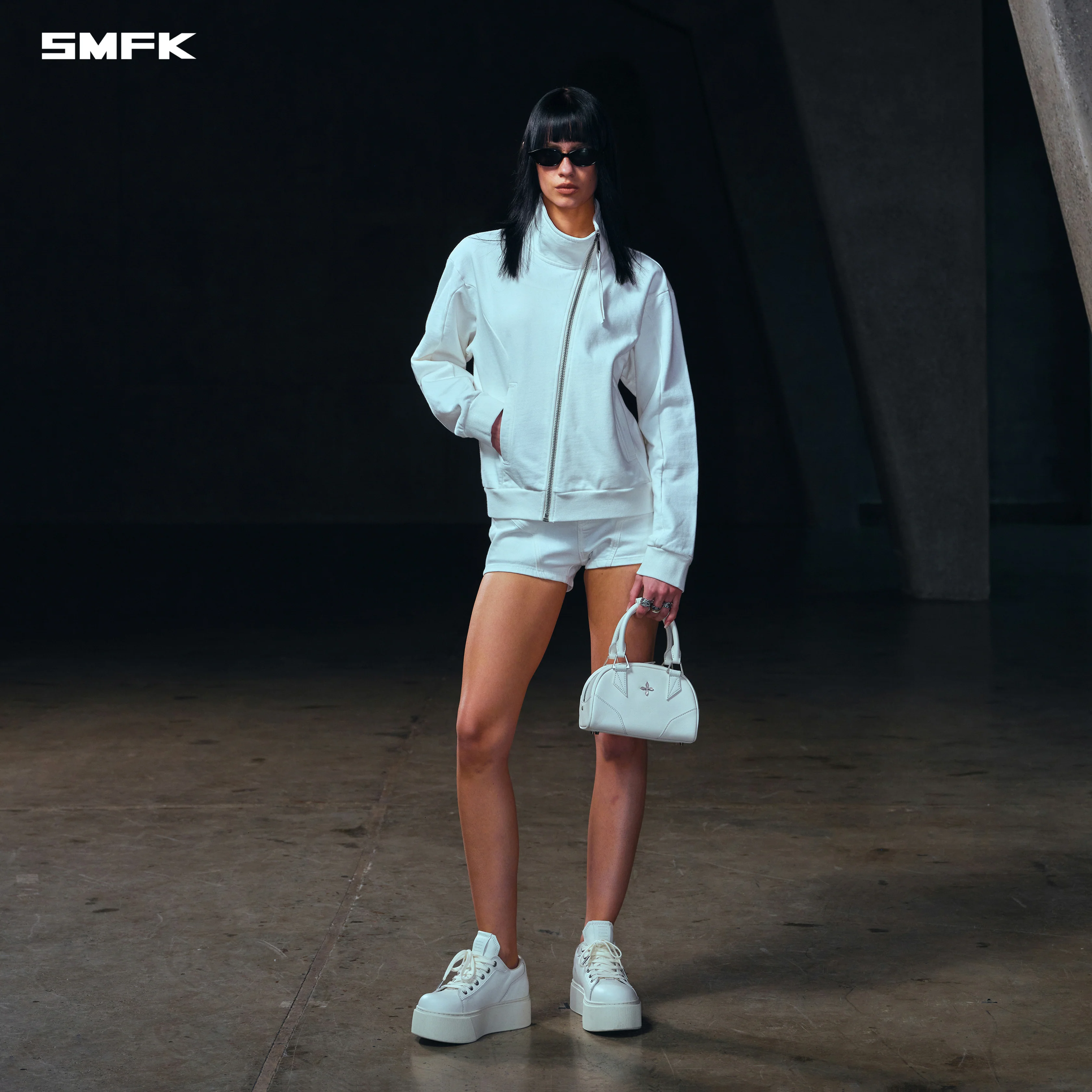 VINTAGE NOMADIC SPORTS JACKET/COTTON CLOUD WHITE - Image 4