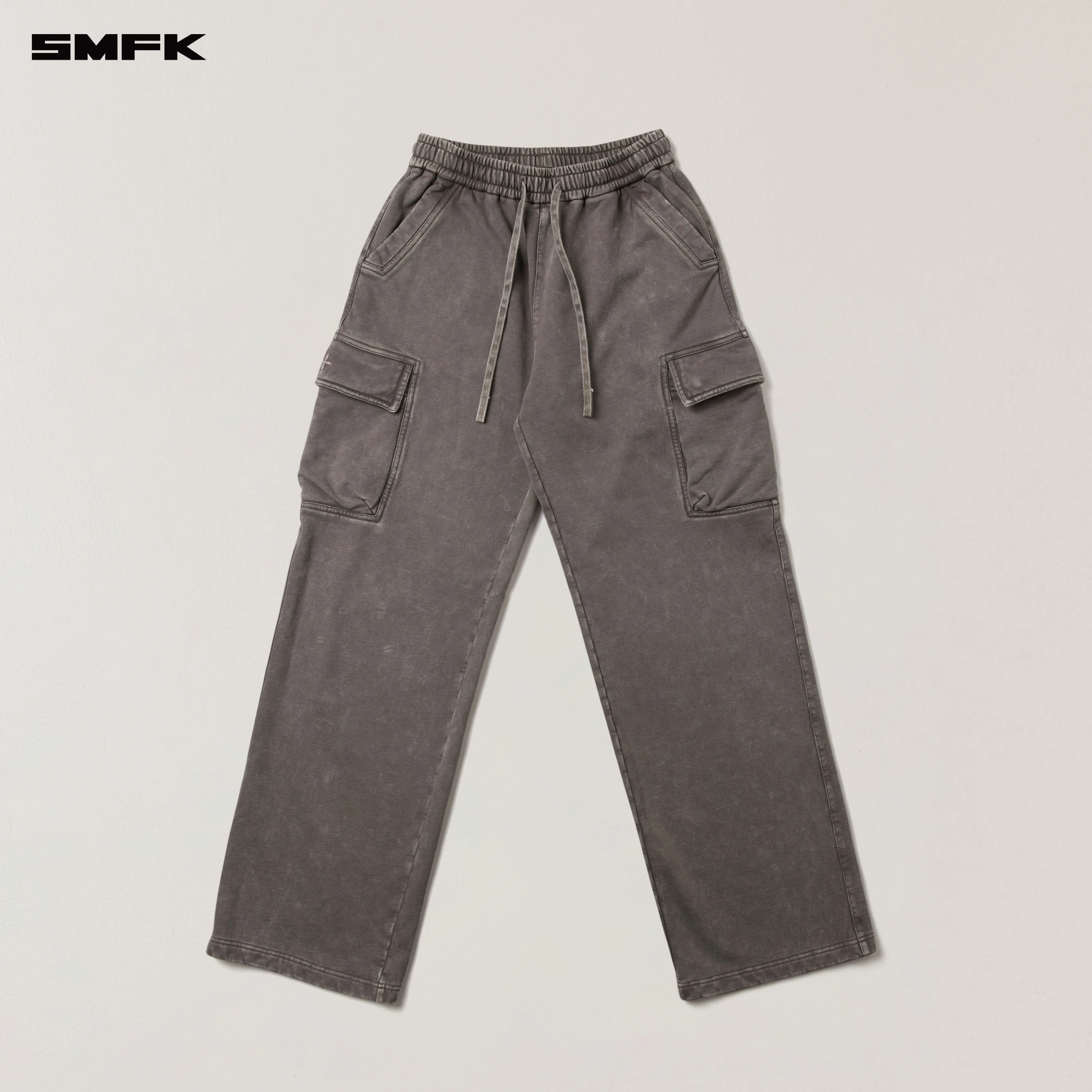 VINTAGE-SAFARI LOOSE SPORTS PANTS/FADE DYE WILD BROWN - Image 6