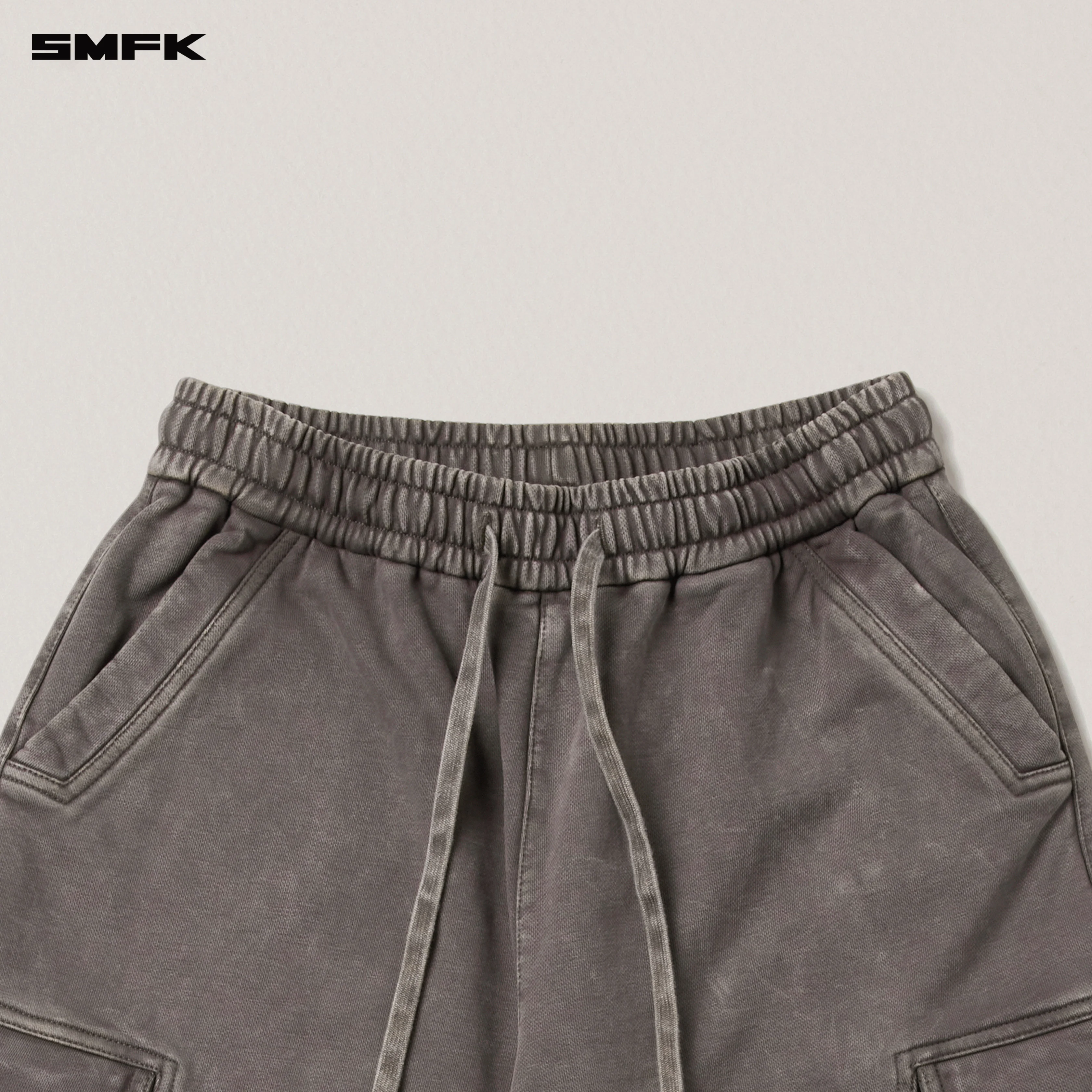 VINTAGE-SAFARI LOOSE SPORTS PANTS/FADE DYE WILD BROWN - Image 8