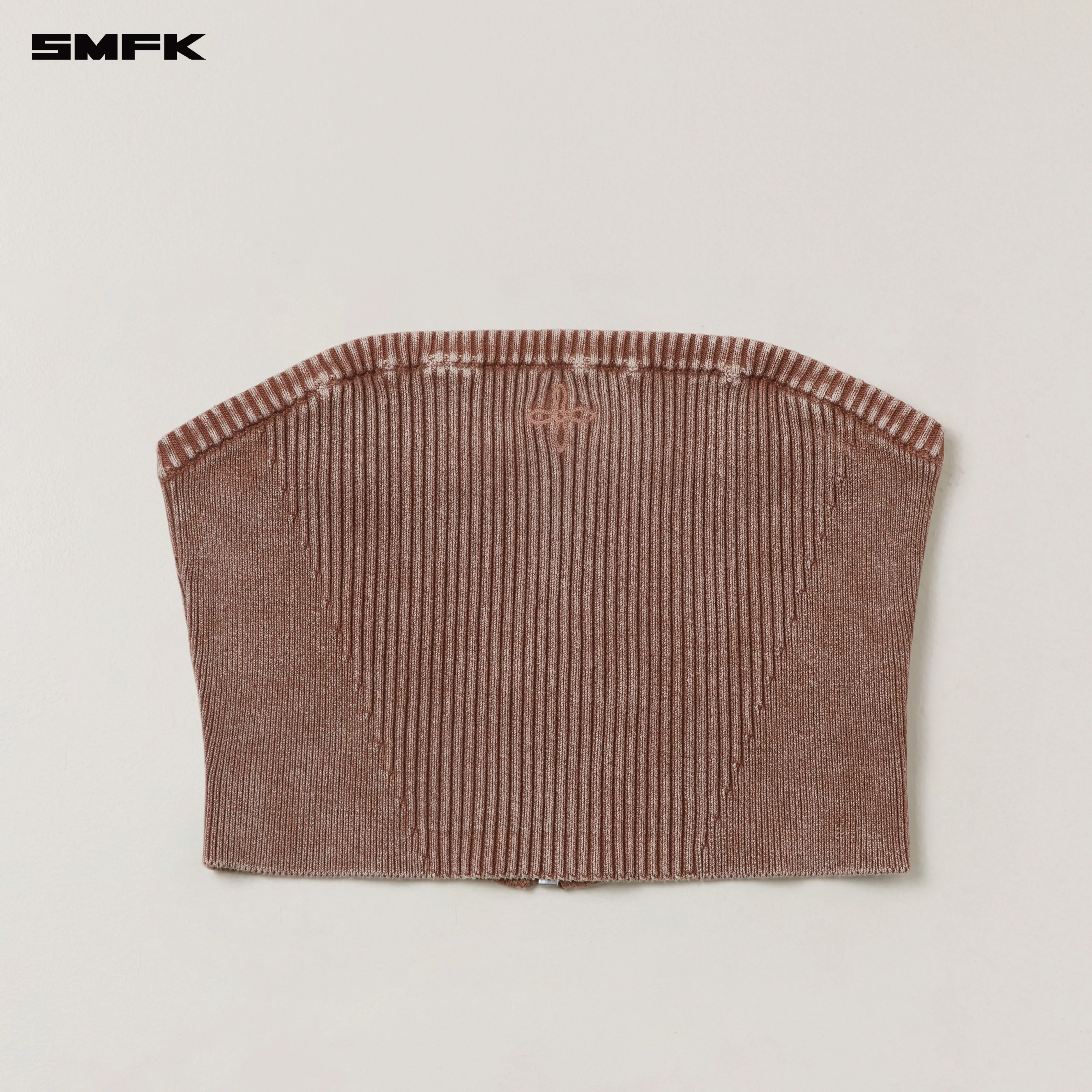 VINTAGE-SAVAGE KNIT BUSTIER/STONE WASH VANISH BROWN - Image 5