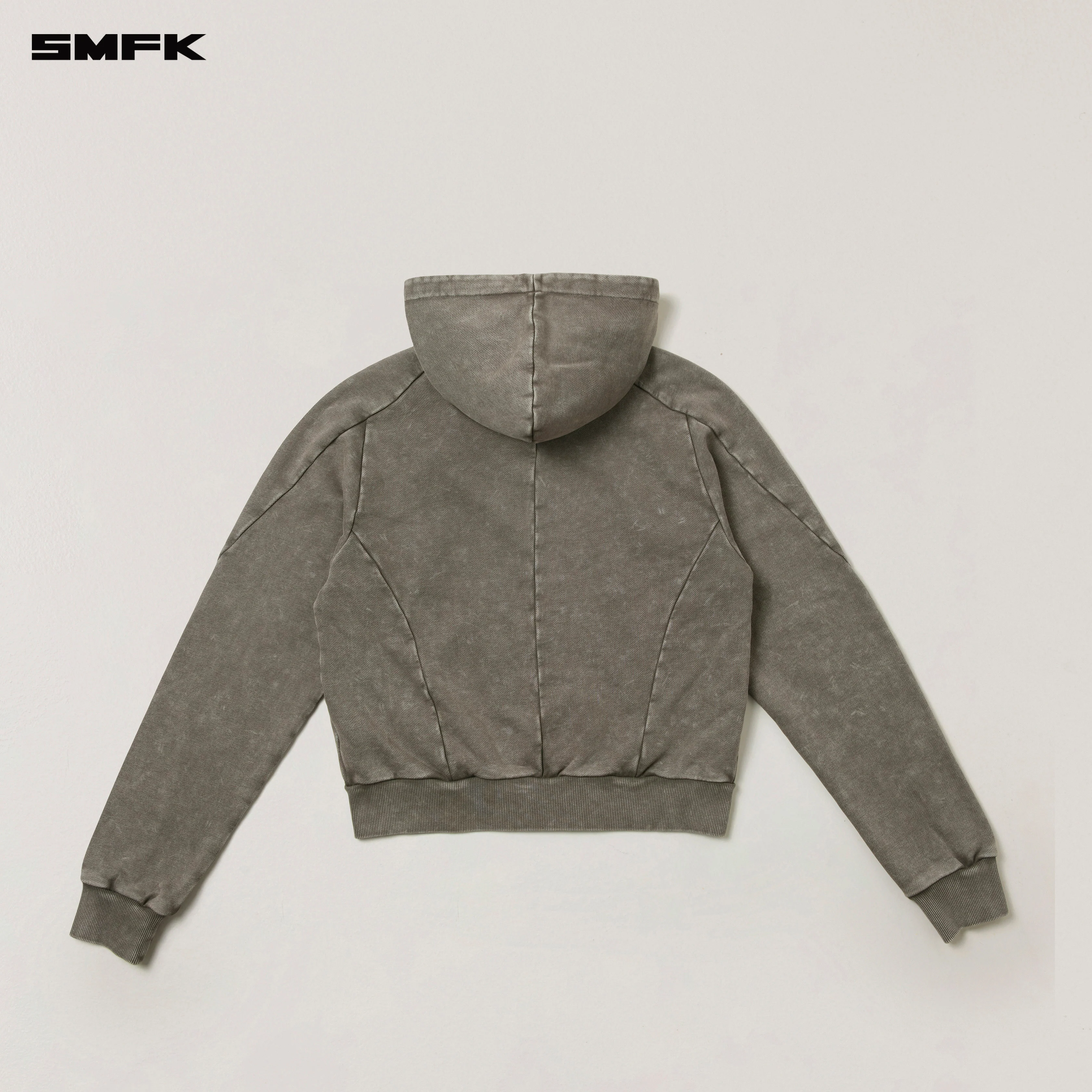 VINTAGE-SAVAGE SPORTS HOODIE/FADE DYE VANISH BROWN - Image 6