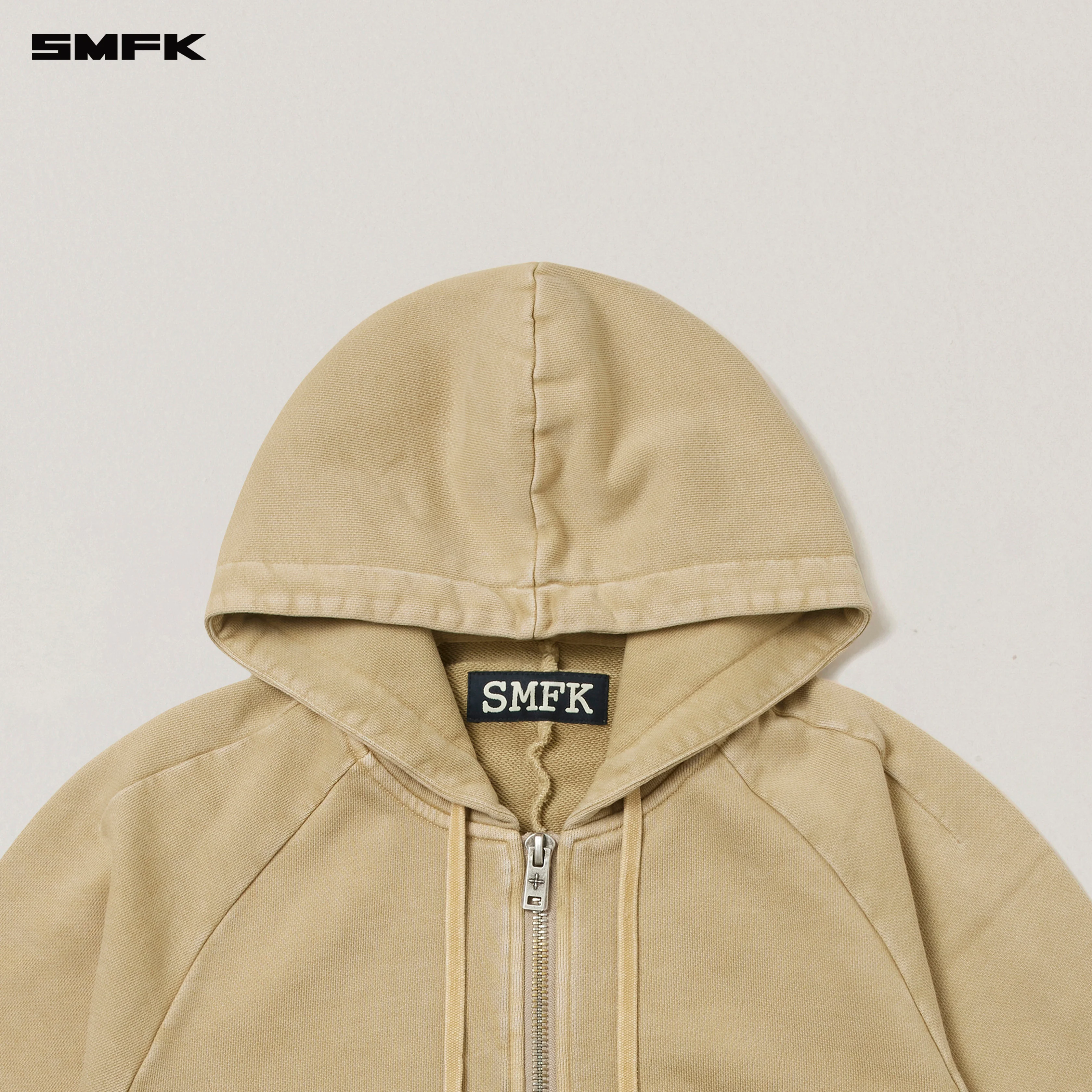 VINTAGE-SAVAGE SPORTS HOODIE/FADE DYE VANISH SAND - Image 7