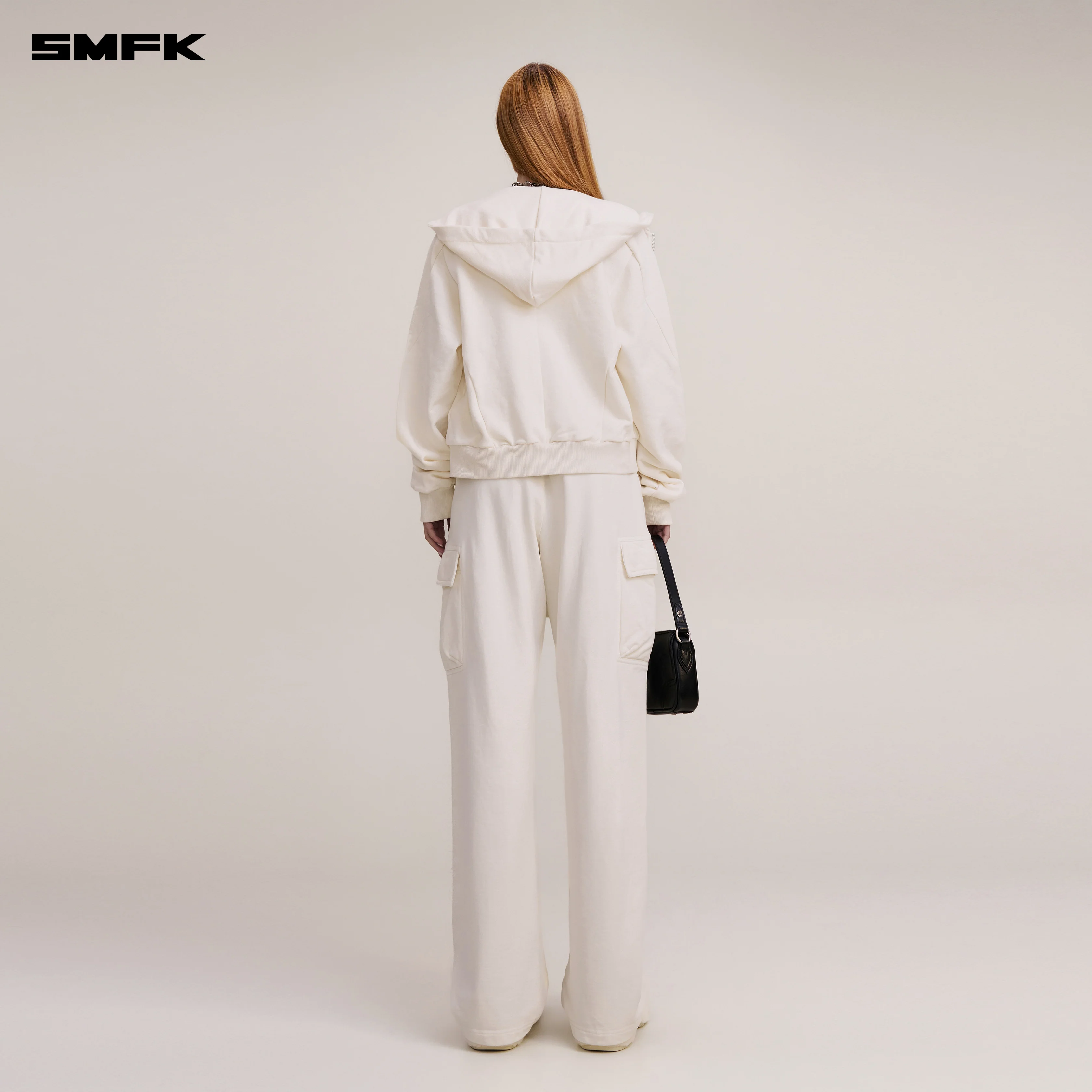 VINTAGE-SAVAGE SPORTS HOODIE SNOW MOUNTAIN WHITE - Image 3