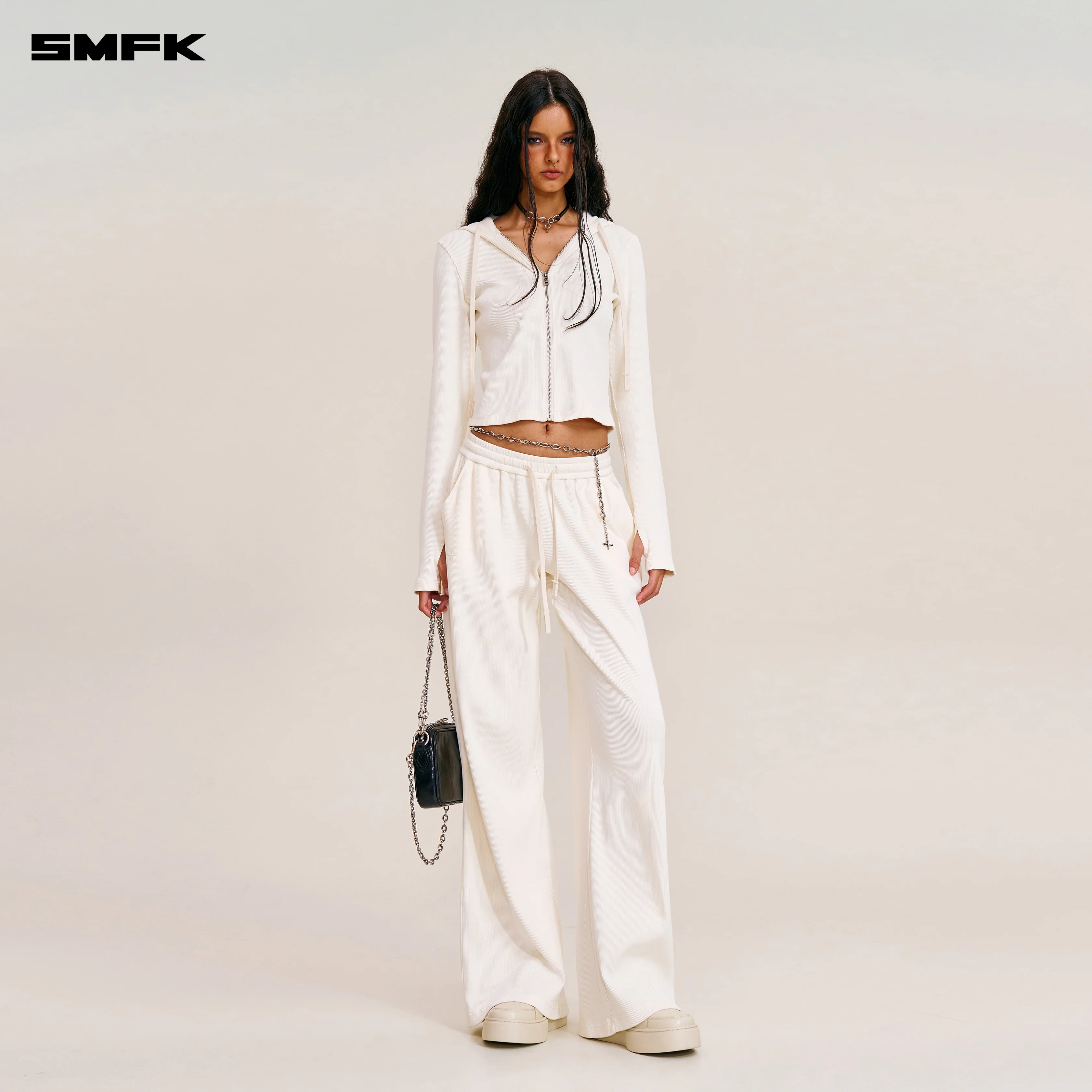 VINTAGE-SAVAGE STRAIGHT SPORTS PANTS/FADE DYE SNOW MOUNTAIN WHITE - Image 5
