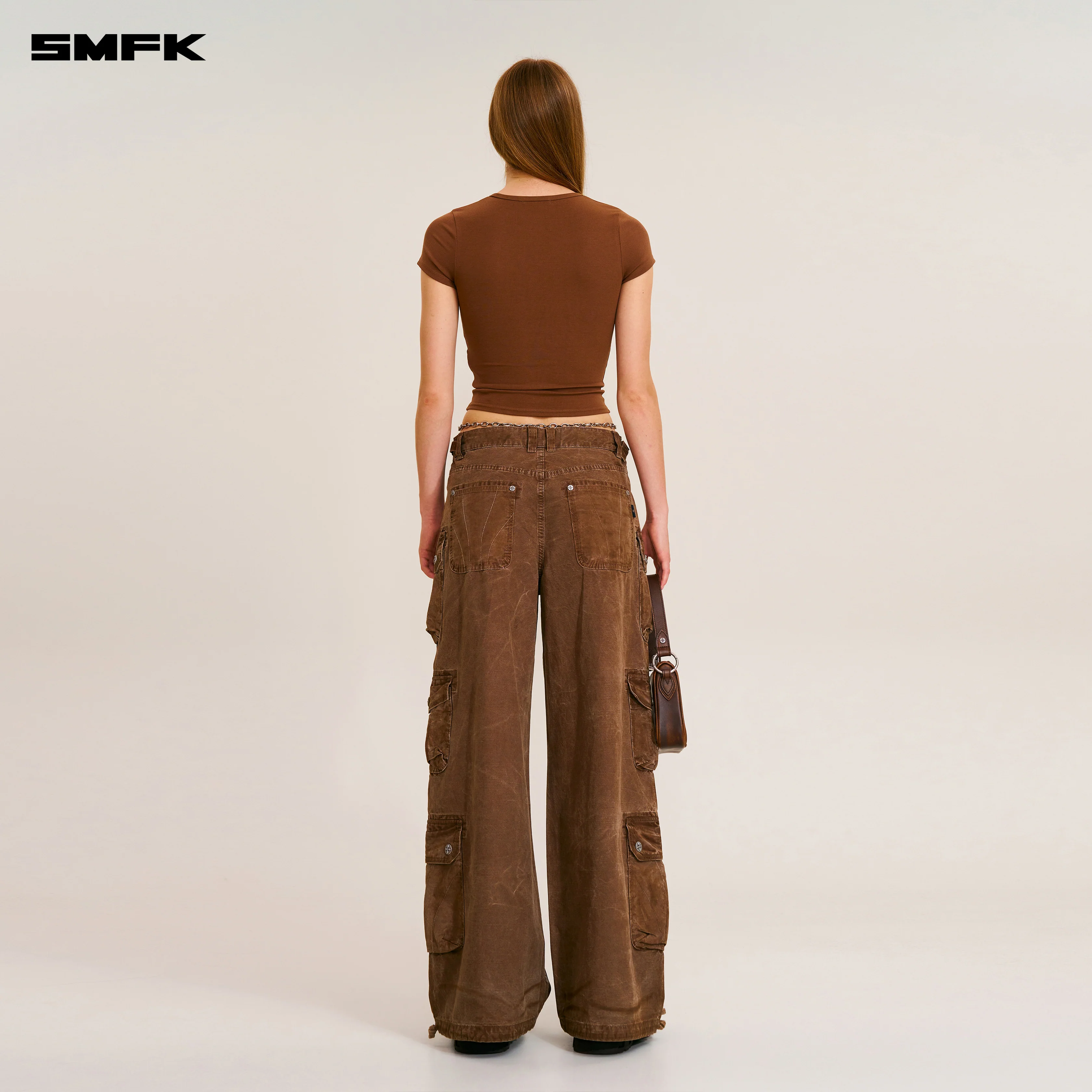 VINTAGE STORM FADE BODY TEE WILD BROWN - Image 3