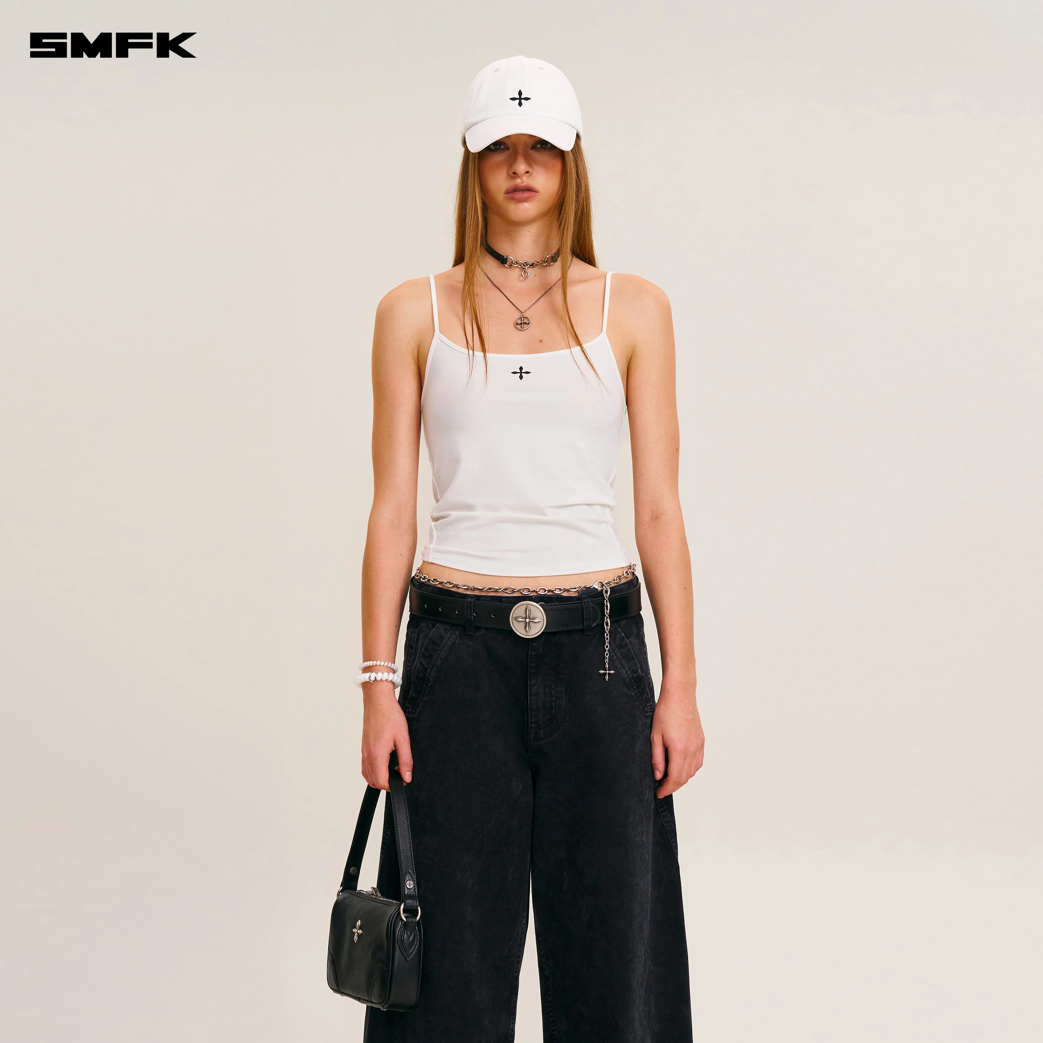 VINTAGE STORM FADE CAMISOLE SNOW MOUNTAIN WHITE