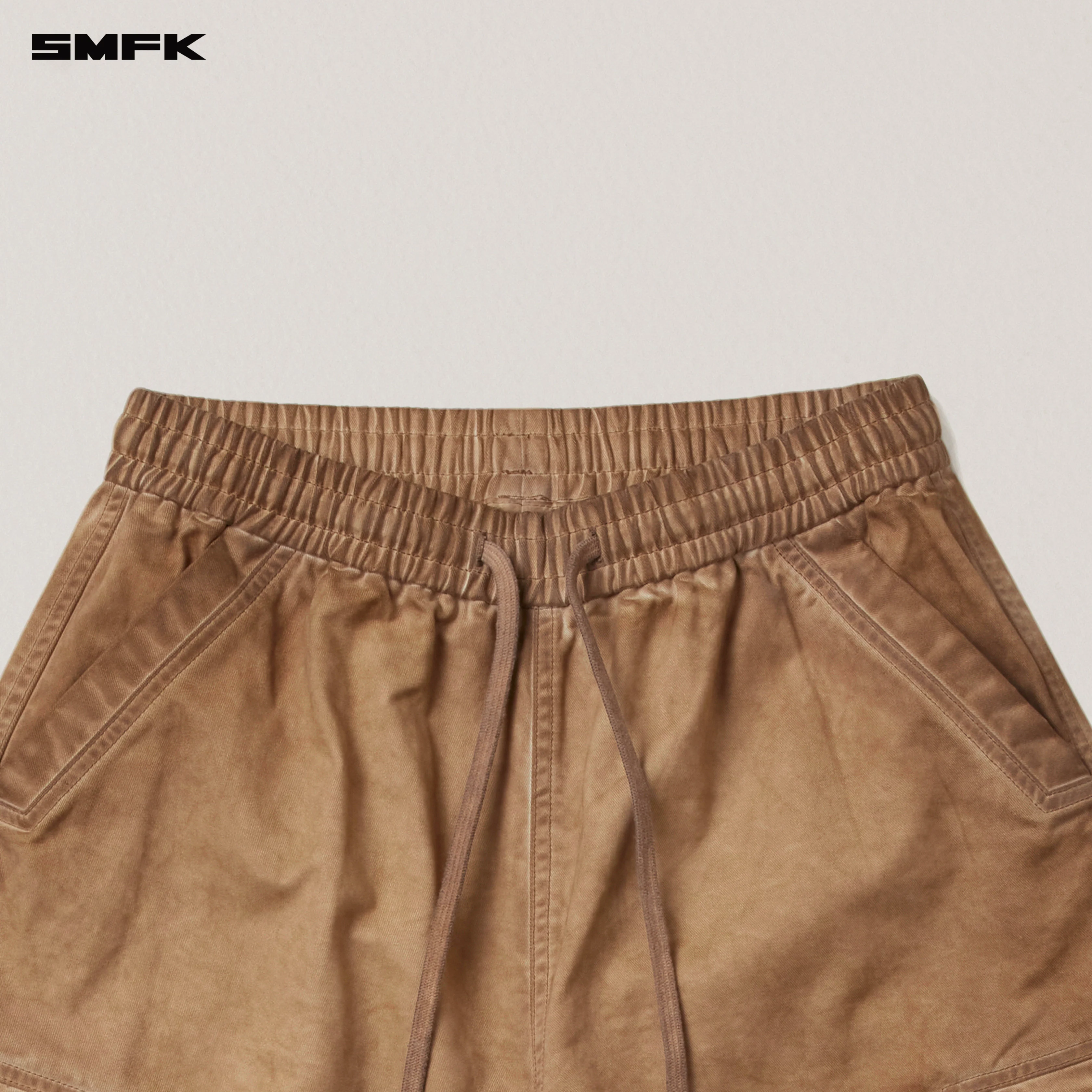 VINTAGE-STORM LOOSE SPORTS CARGO PANTS/FADE DYE FADING DESERT - Image 8