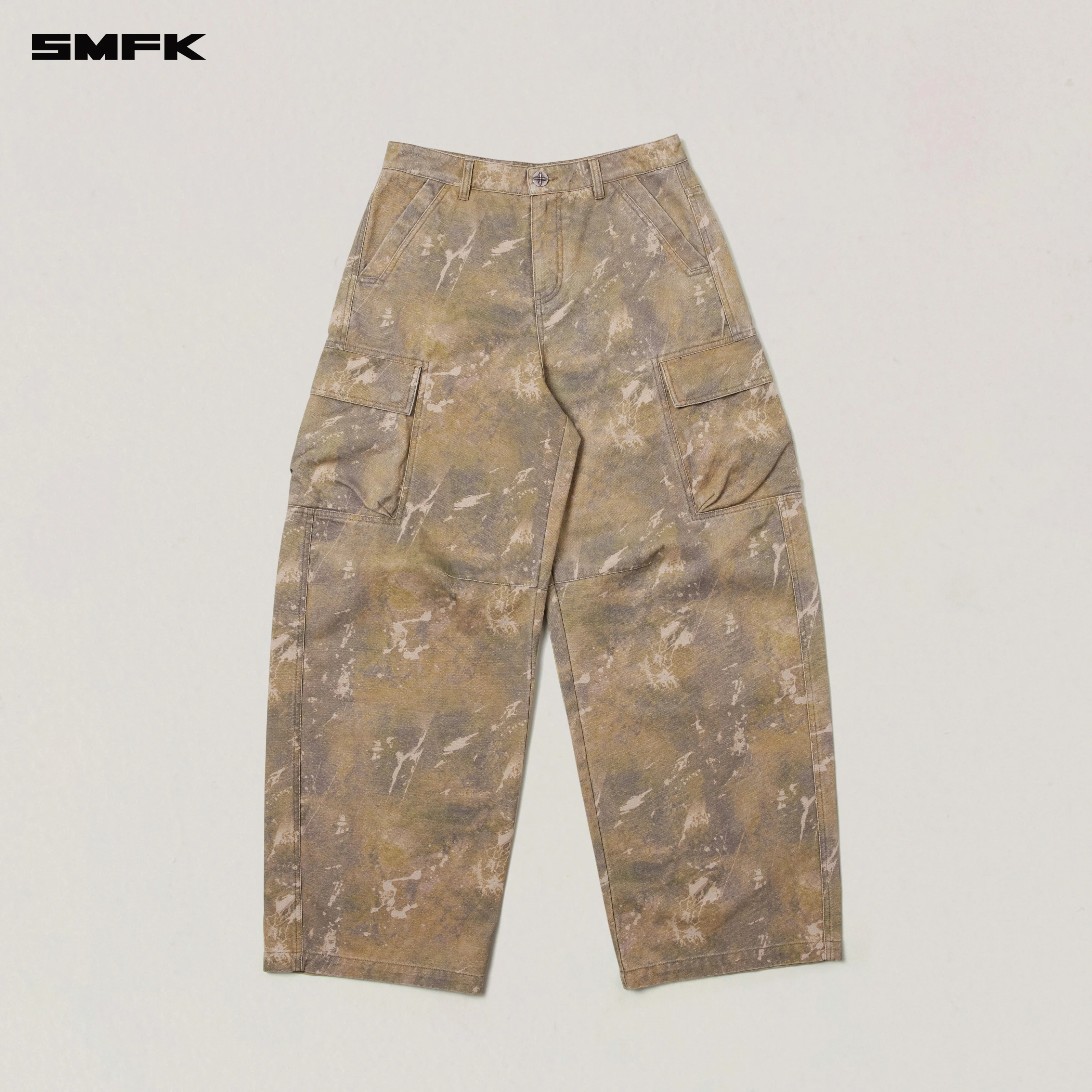 VINTAGE-STORM ONE CUT ARC CARGO PANTS/FADE DYE HURRICANE CAMOUFLAGE - Image 6